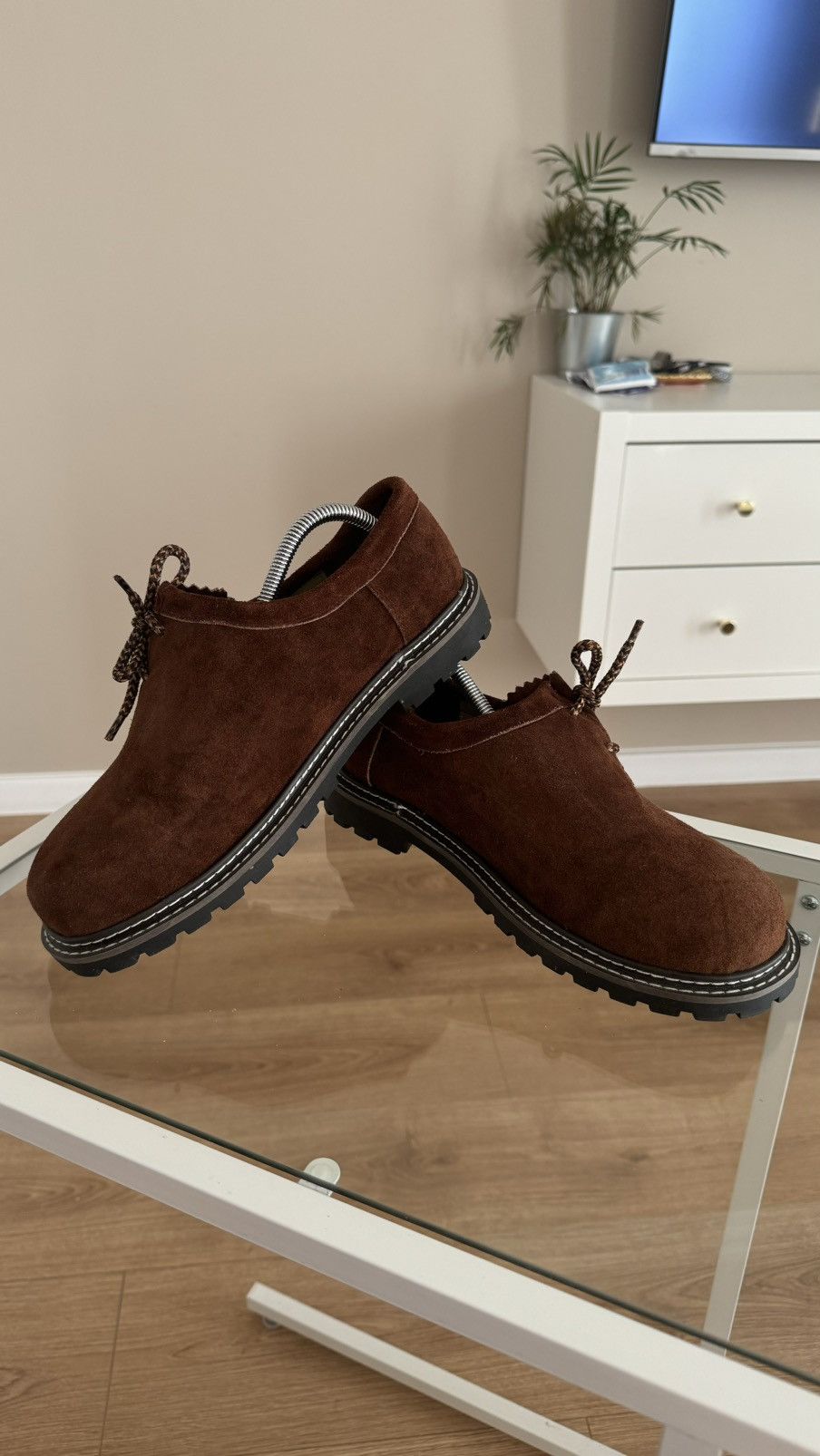 Other Vintage Almsach cynthia suede classic brown leather Size US 9 / EU 42 - 5 Thumbnail