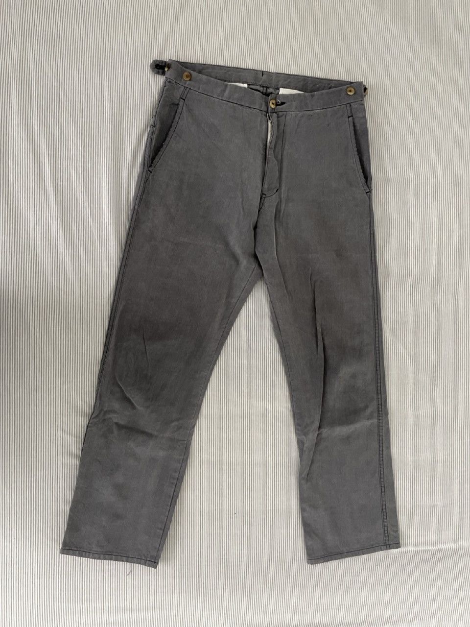 Comme des Garcons Homme Gray Pants Size US 31 - 1 Thumbnail