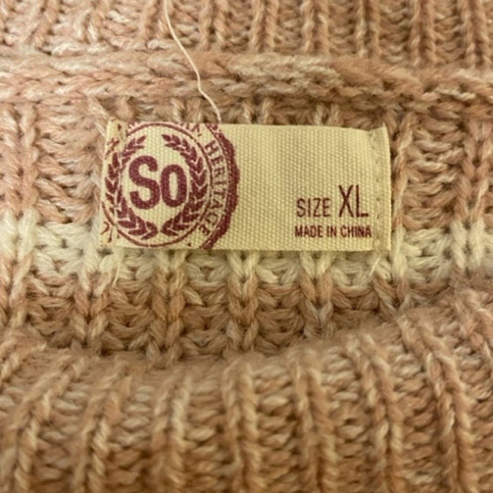 Other SO Heritage Striped Knit Sweater Cable Sleeve Cozy Layer XL Size XL / US 12-14 / IT 48-50 - 3 Thumbnail