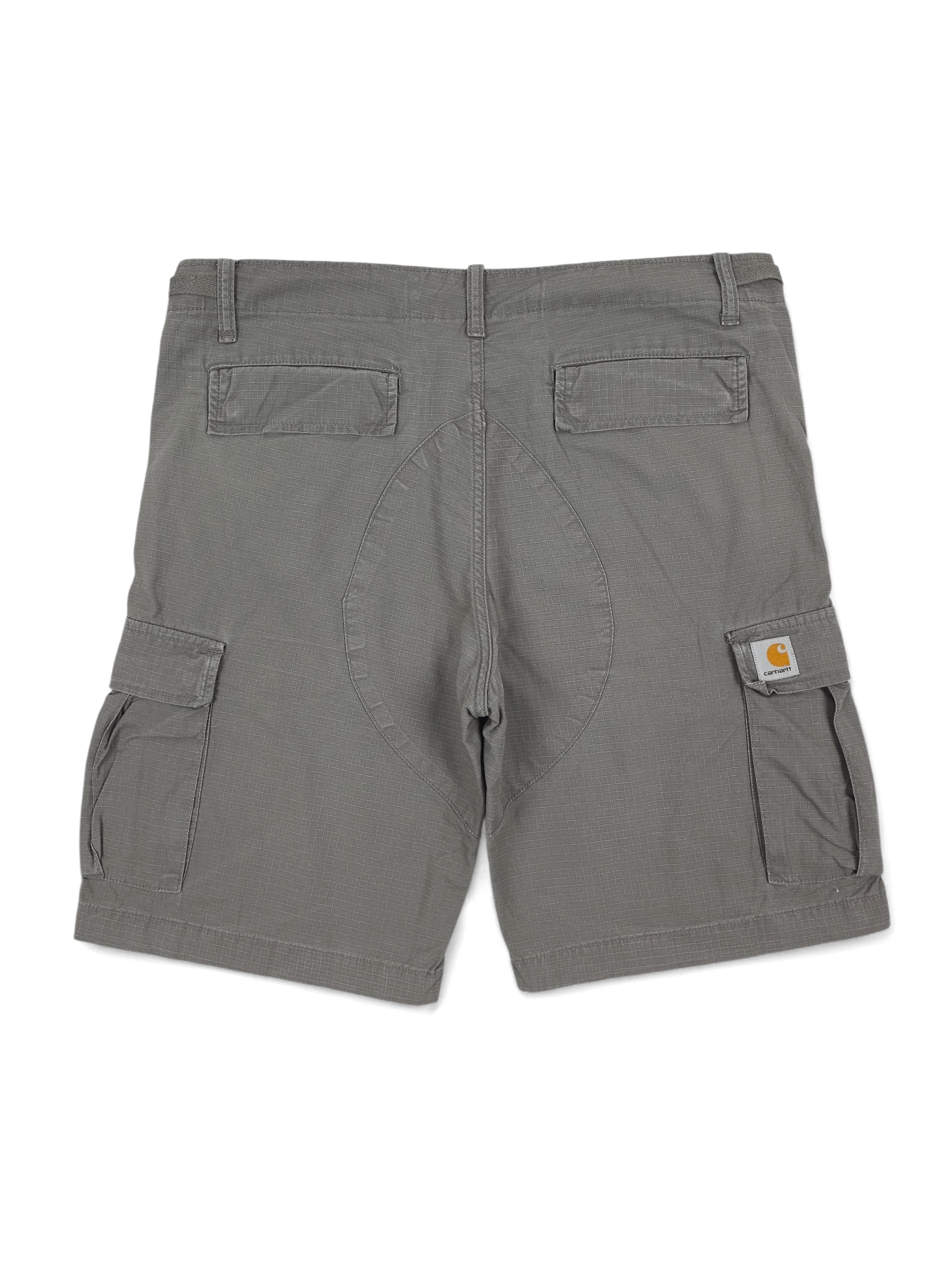 Carhartt Wip 💎 Carhartt WIP Gray Cargo Aviation Shorts Utility Y2K Size US 33 - 1 Thumbnail