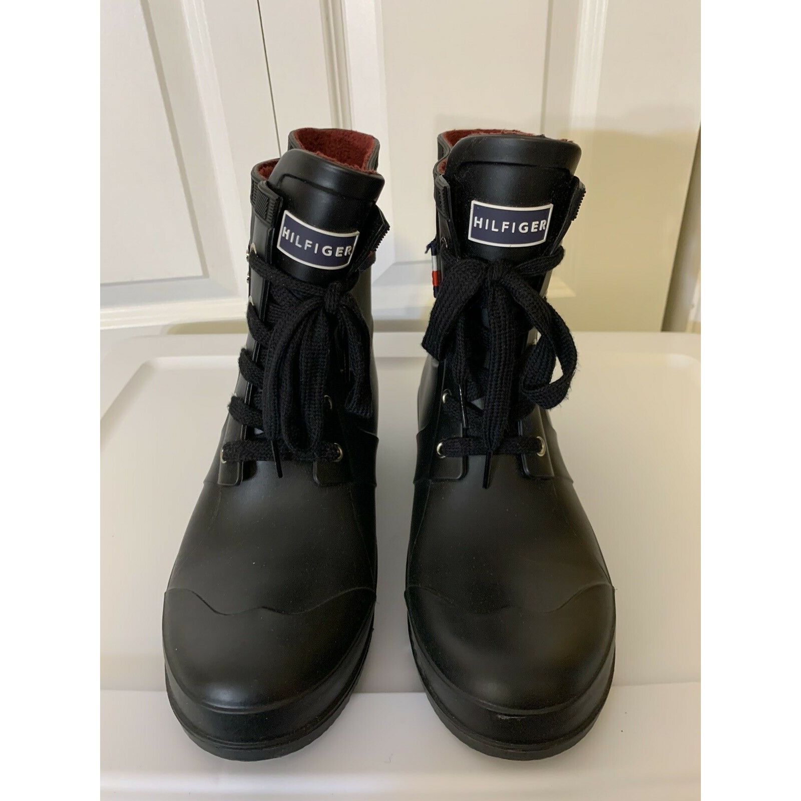 Tommy Hilfiger Tommy Hilfiger Rain Rubber Women Sz 10 M Waterproof Boots Na Size US 10 / IT 40 - 1 Thumbnail