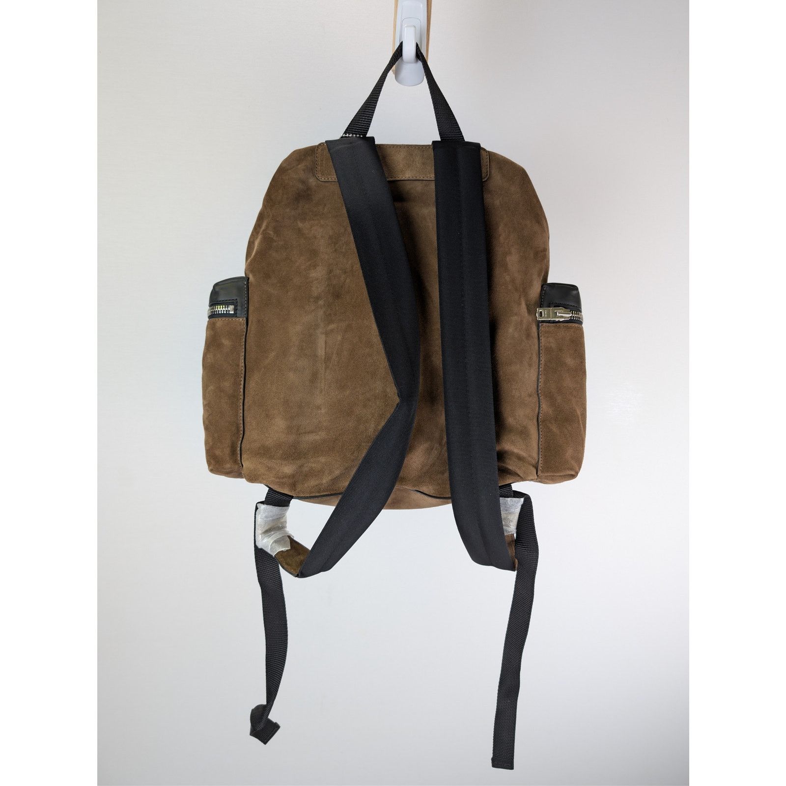Amiri o1rshd1 Size: OS / Suede Rucksack Backpack in Tobacco Size ONE SIZE - 10 Thumbnail