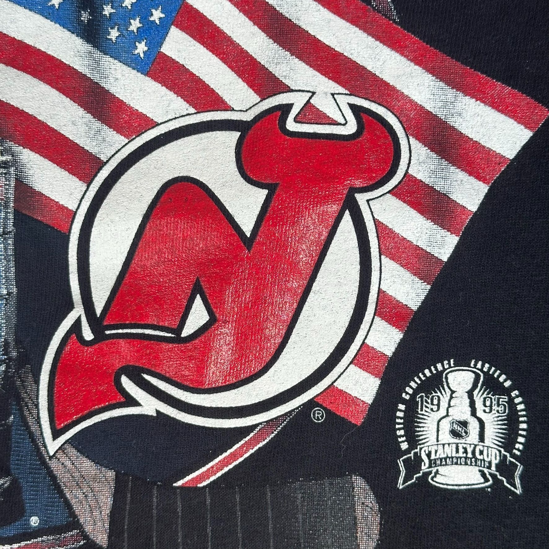Starter Vintage 90s Starter New Jersey Devils Stanley Cup Champs 199 Size US XXL / EU 58 / 5 - 3 Thumbnail