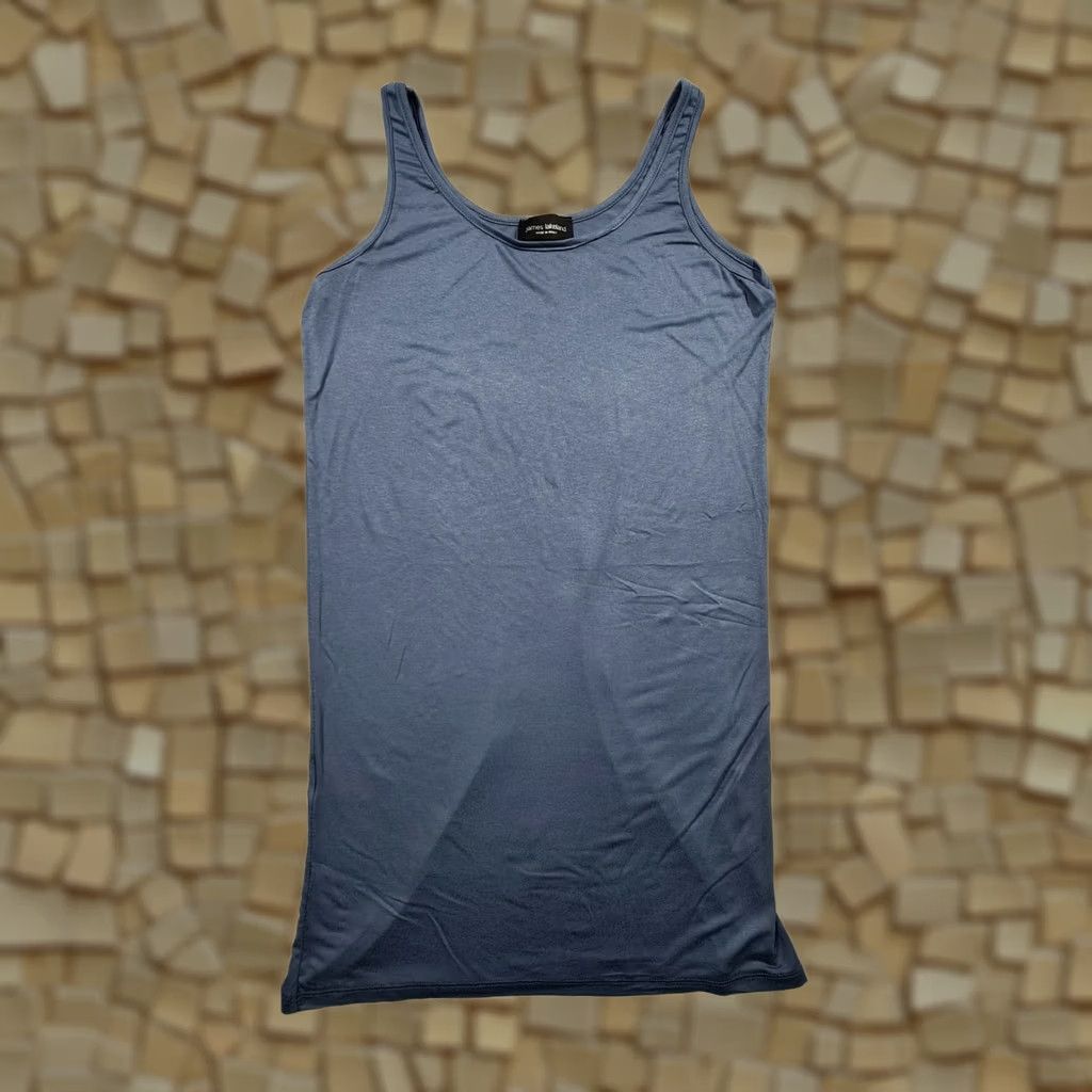 Vintage James Lakeland Womens Vest Blue 12 UK Sleeveless Jersey Tank Top Size XL / US 12-14 / IT 48-50 - 1 Thumbnail