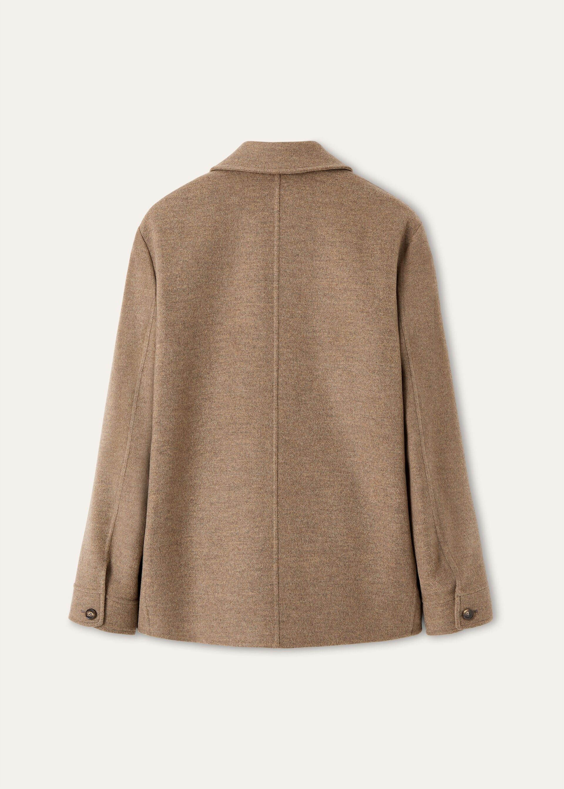 Loro Piana os11x0326 FRM0764 Devis Jacket in Licorice Root Melange Size US XL / EU 56 / 4 - 6 Thumbnail