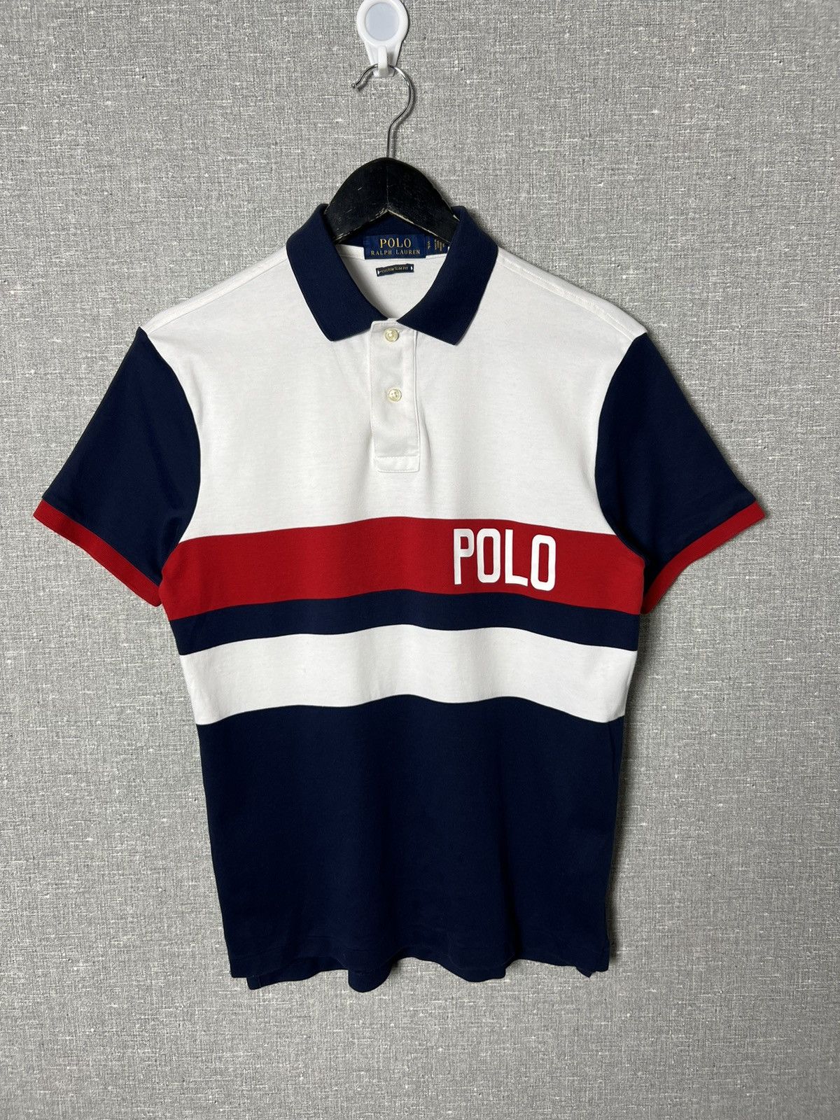 Polo Ralph Lauren Polo Ralph Lauren Large Logo Polo Shirt Men’s Collared Tee Size US S / EU 44-46 / 1 - 1 Thumbnail