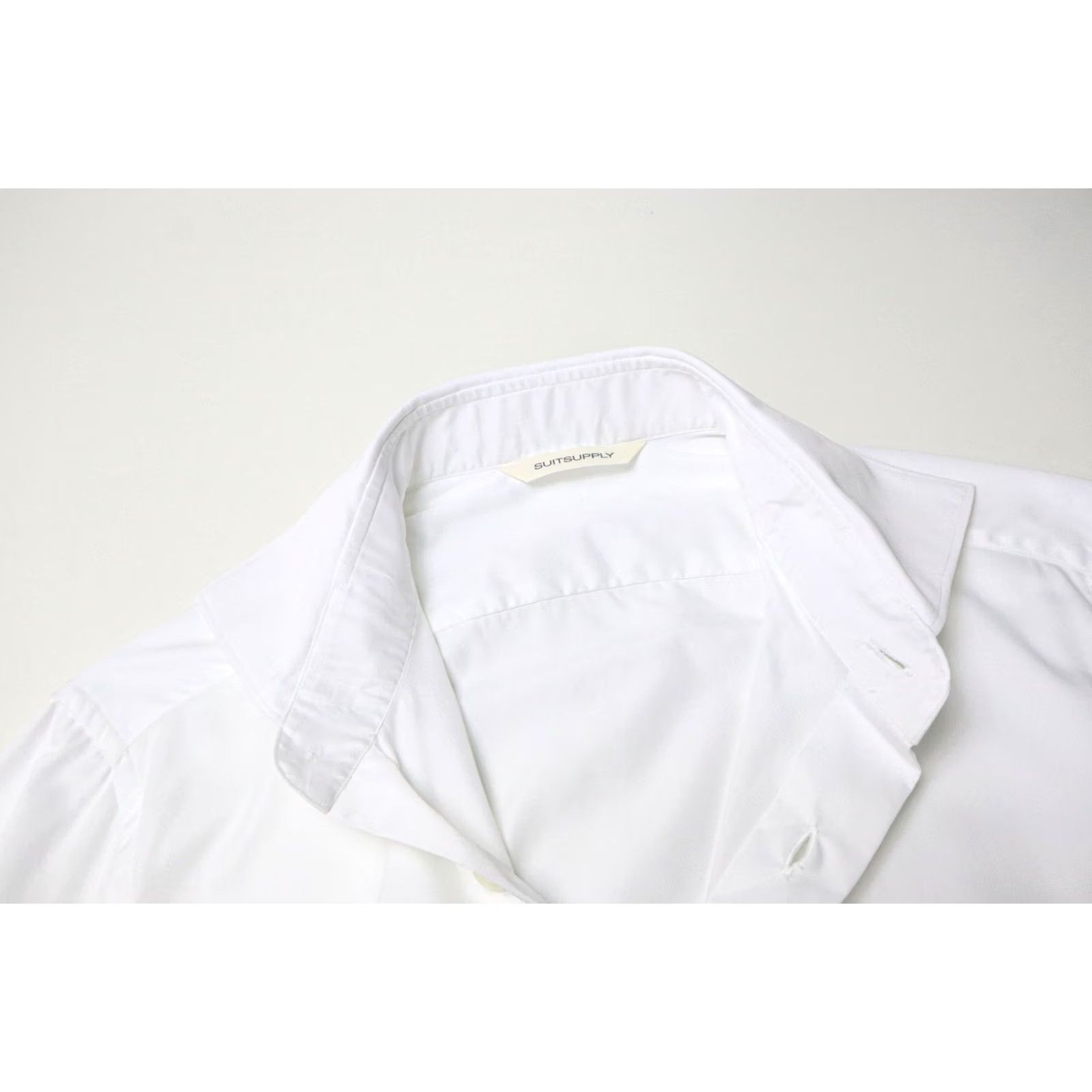 Suitsupply SUITSUPPLY Formal Shirt Extra Slim Fit Men's MEDIUM Collared Long Sleeve White Size 40R - 4 Thumbnail