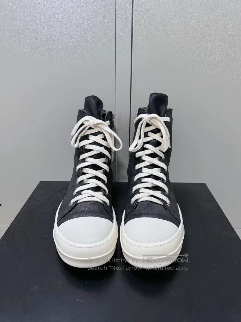 Rick Owens Rick Owens Top Waxed Canvas Chuck Taylors Size US 7 / EU 40 - 2 Thumbnail
