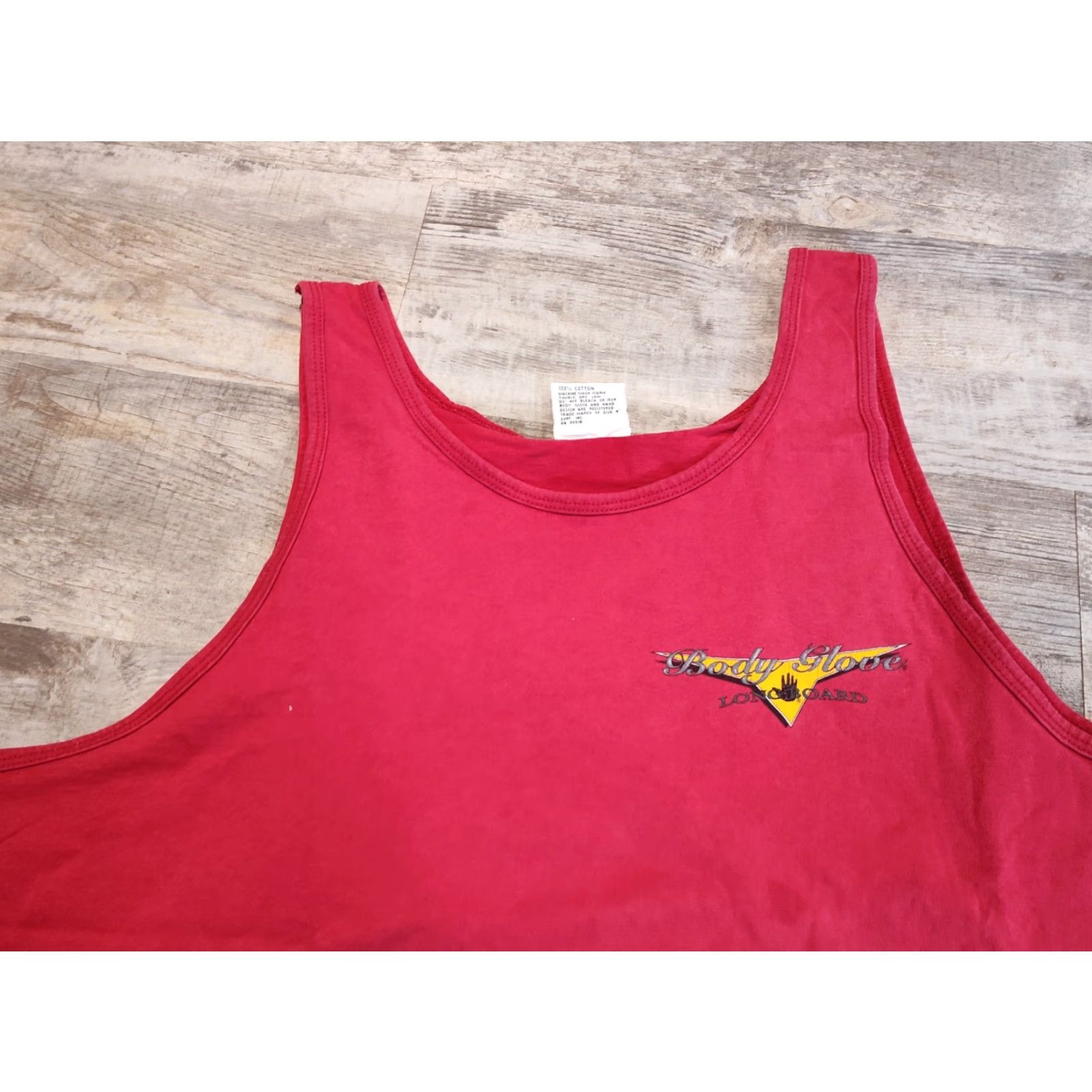 Body Glove VINTAGE Body Glove Surf Tank Top Men L/XL Red 1990s Beach Muscle Shirt Graphic Tee Mens Size US L / EU 52-54 / 3 - 4 Thumbnail
