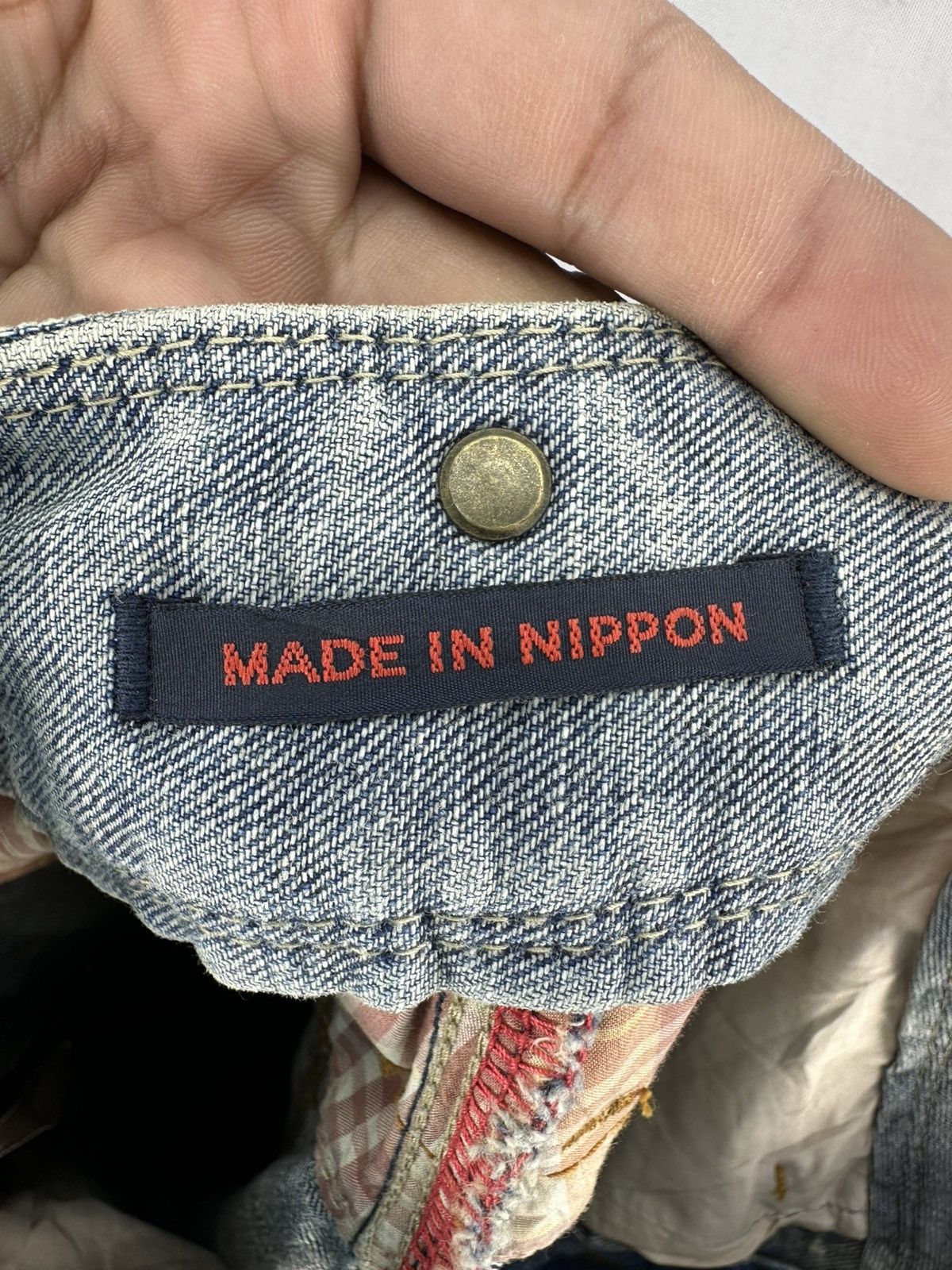 If Six Was Nine Vintage Flare Bell Bottom Women Denim Pants by et Boite Size 27" / US 4 / IT 40 - 19 Thumbnail
