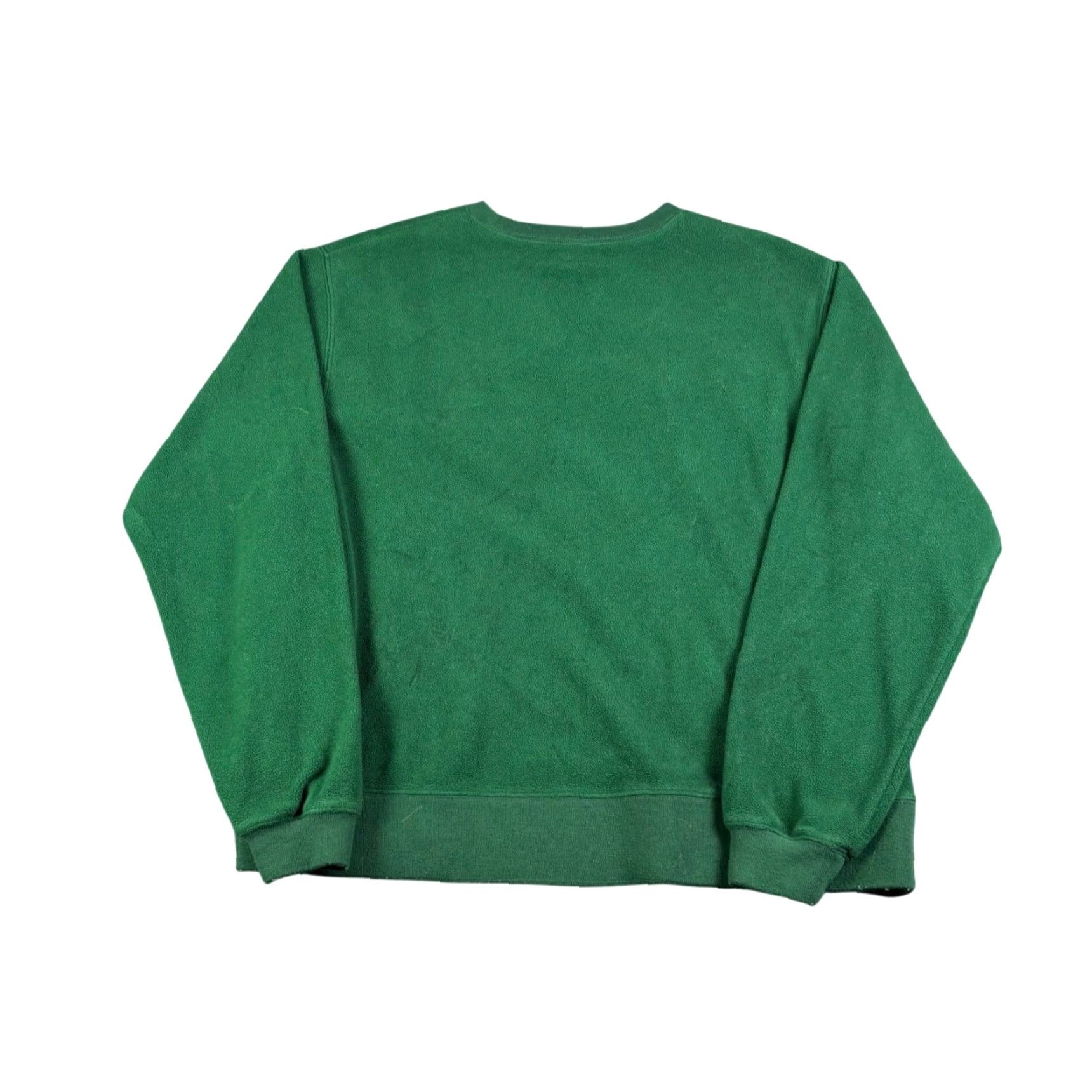 Disney VINTAGE Disney Store Grumpy Fleece Sweatshirt Green Large Men Crew Neck Cable-Knit Graphic Print Logo Embroidered Size US L / EU 52-54 / 3 - 3 Thumbnail