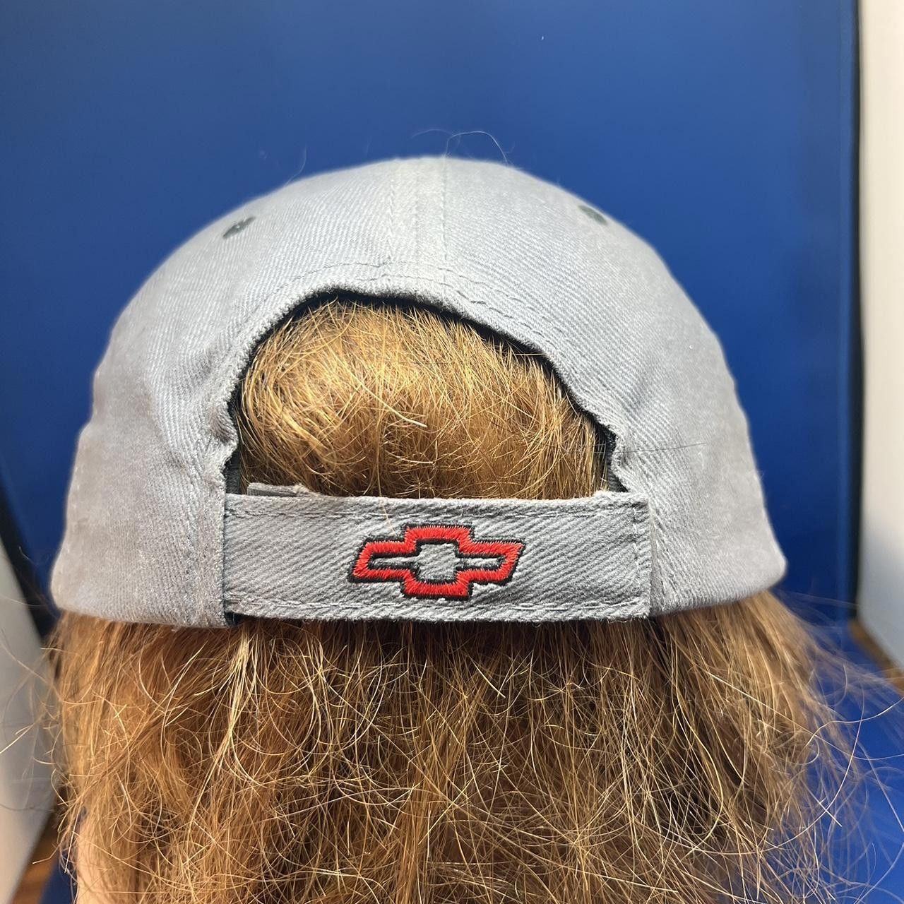 Designer Chevrolet Racing Gray Cap with Flames Size ONE SIZE - 4 Thumbnail