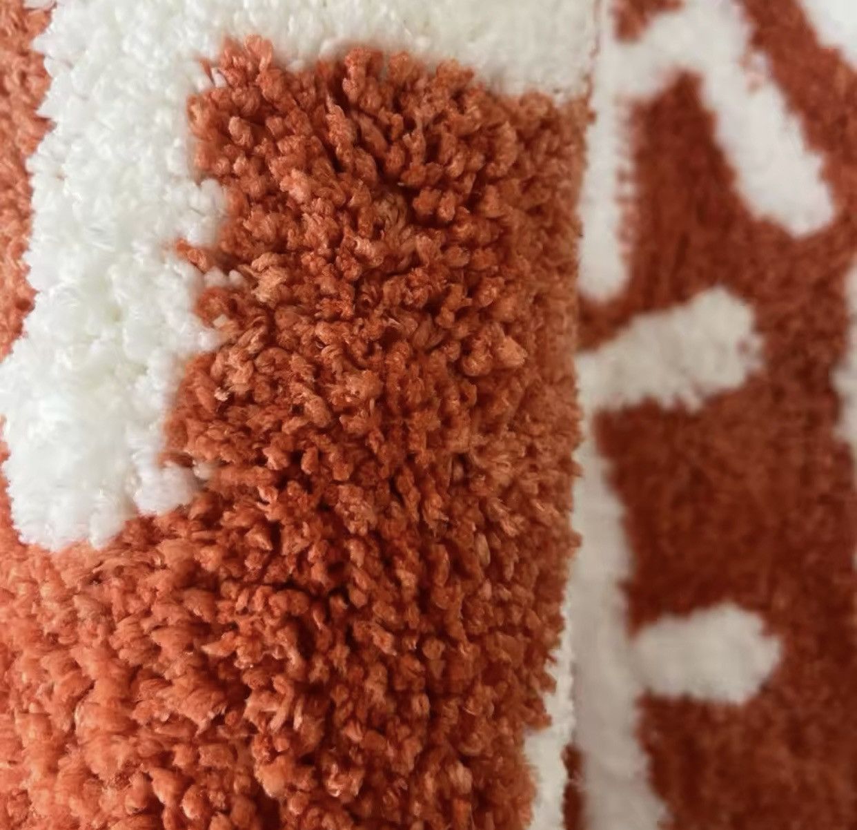 Japanese Brand Peach Tufted Rug Kawaii Carpet Size ONE SIZE - 5 Thumbnail