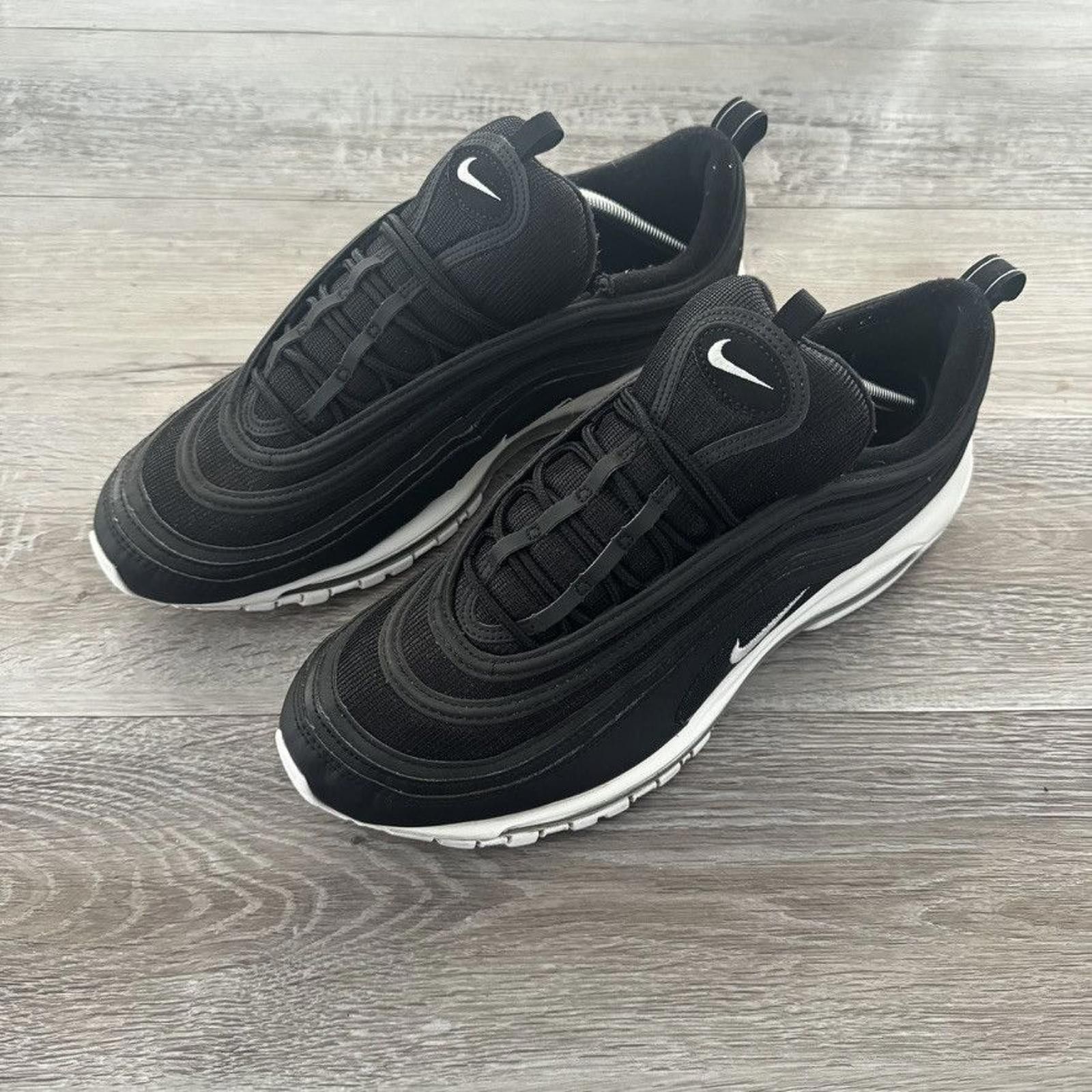 Nike NIKE • Air Max 97 "Black White" (12M) Size US 12 / EU 45 - 7 Thumbnail