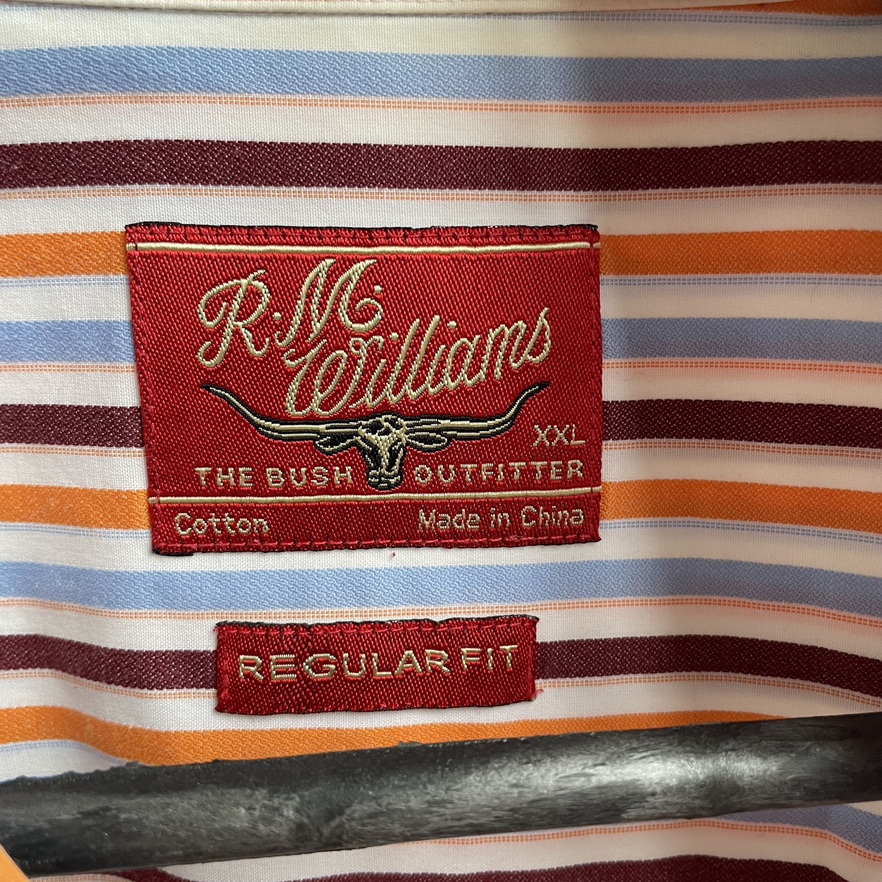 R.M. Williams R.M. Williams Striped S/S Shirt Size XXL Size US XXL / EU 58 / 5 - 5 Thumbnail