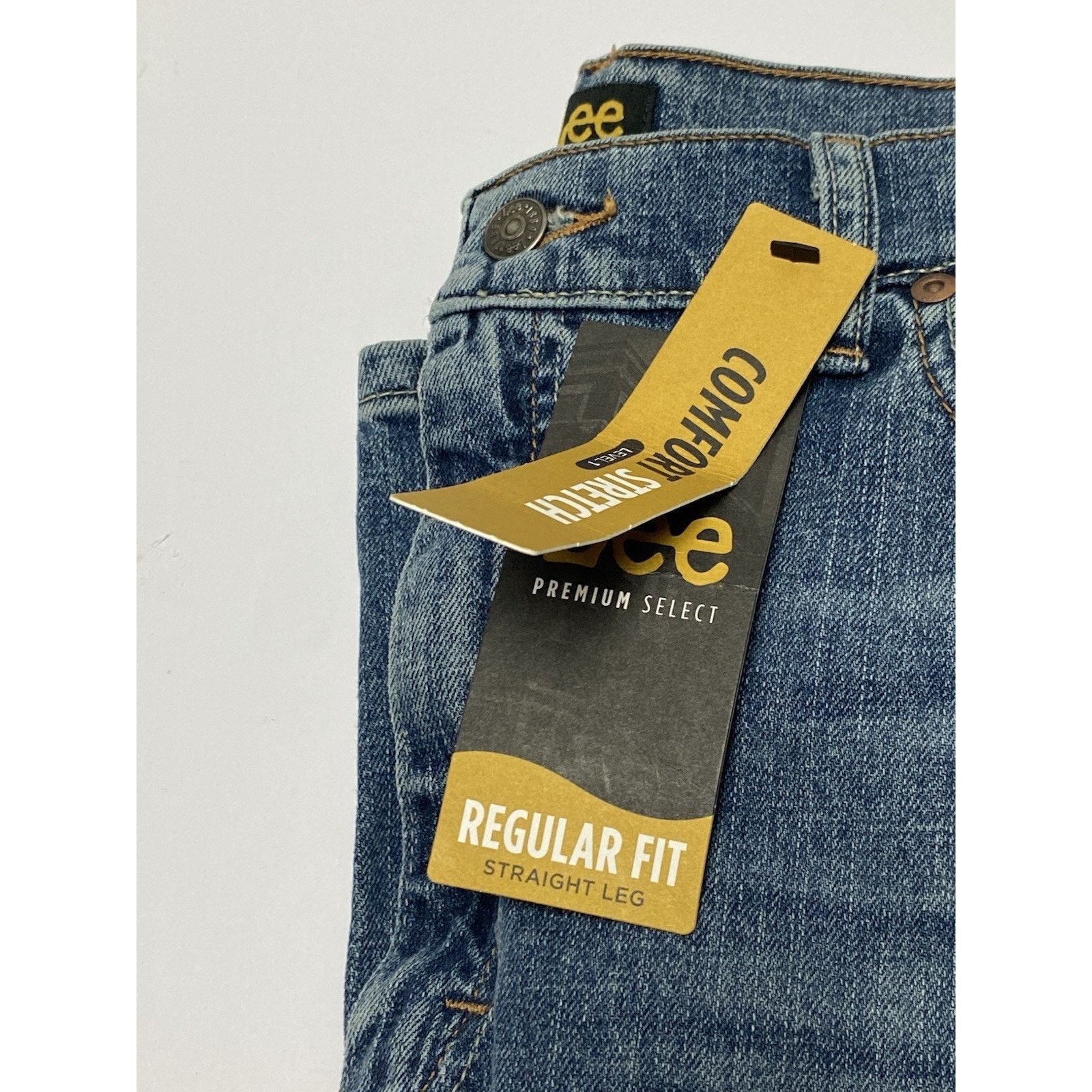 Lee 40x30 Mens Regular Fit Straight Leg Premium Lee Jeans Size US 40 / EU 56 - 3 Thumbnail