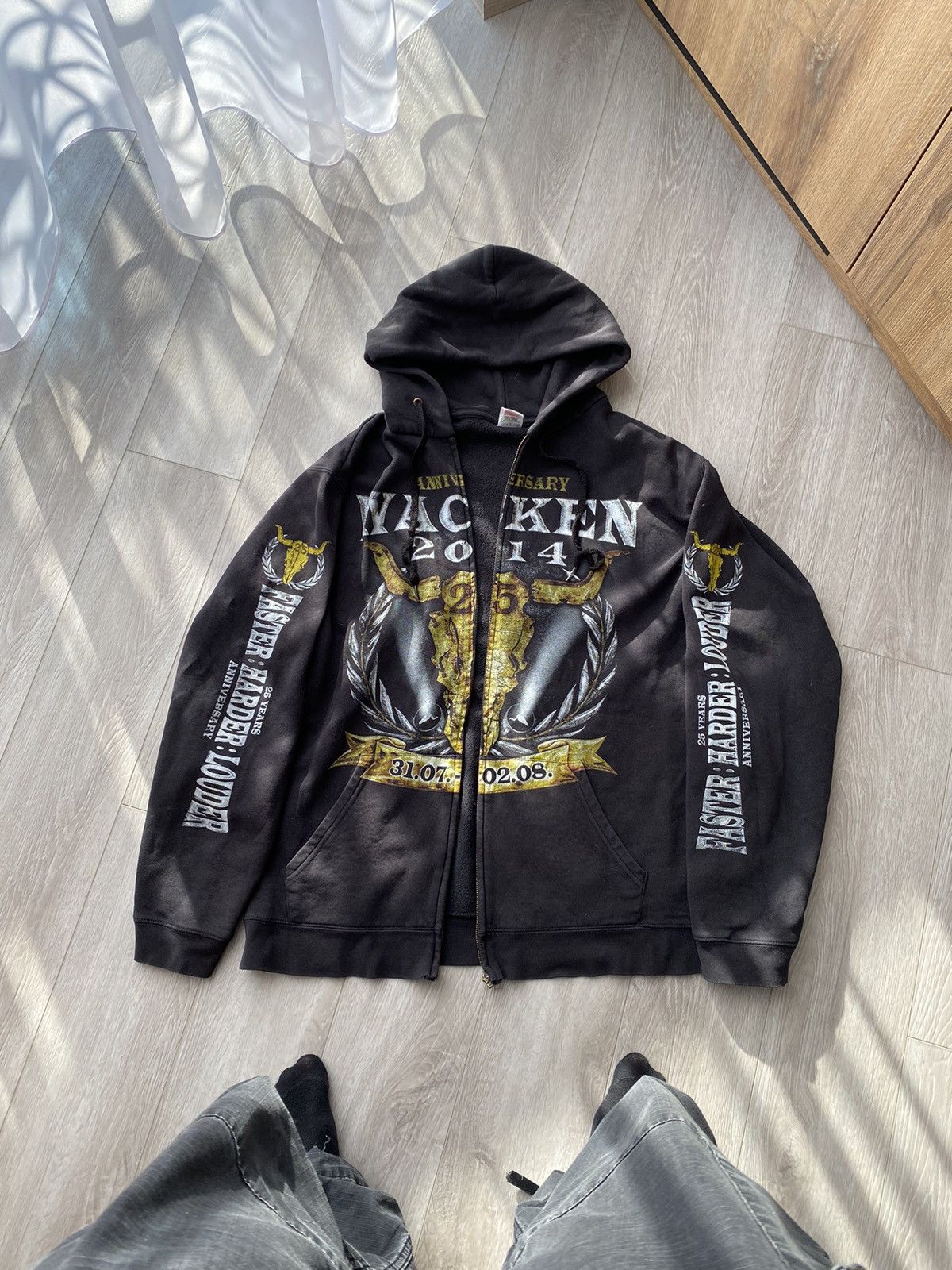 Band Tees × Vintage Wacken vintage band hoodie zip festival music Size US XL / EU 56 / 4 - 1 Thumbnail