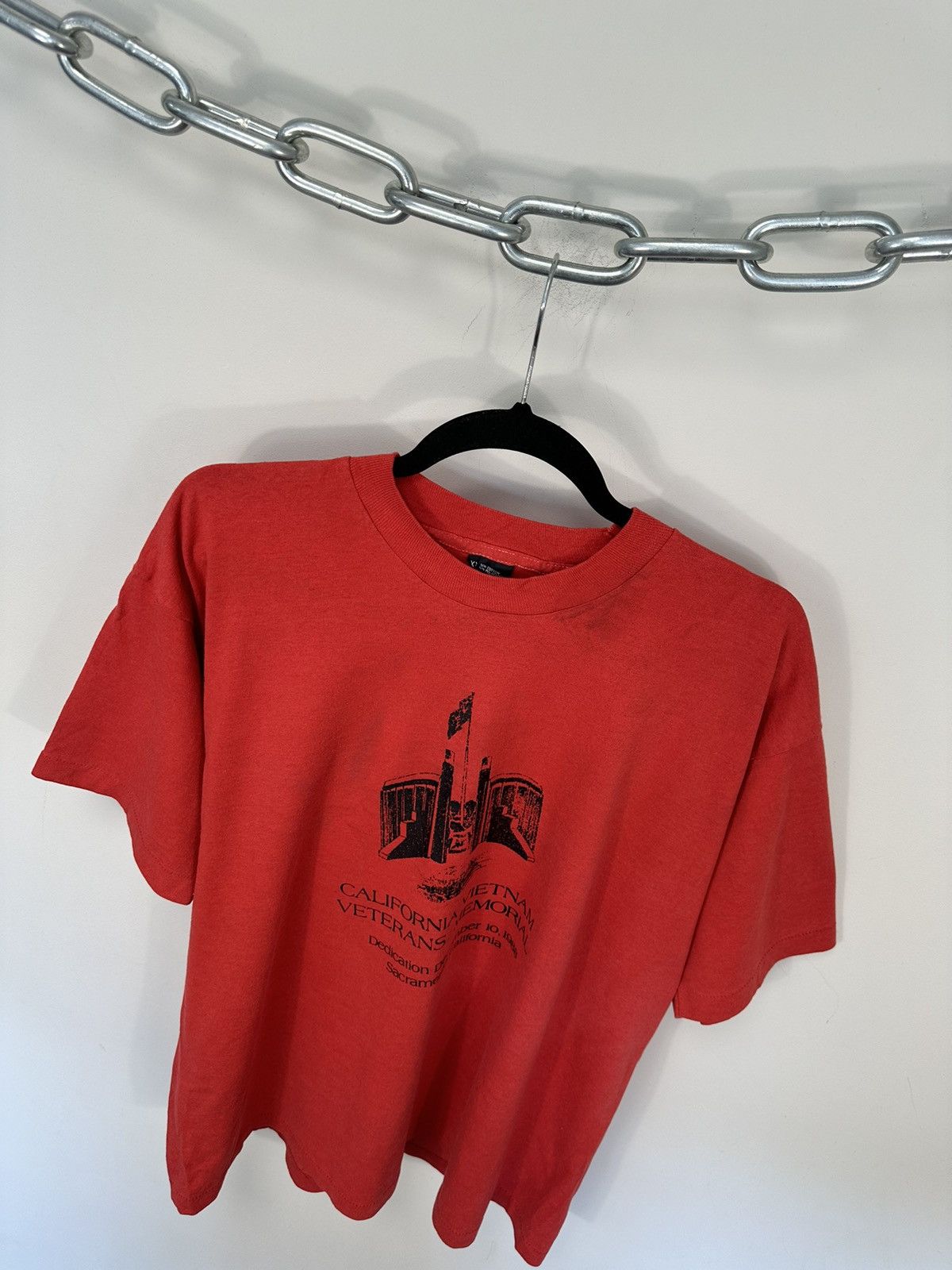 Vintage Vintage 90s California Vietnam Veterans Memorial Tee Size US XL / EU 56 / 4 - 3 Thumbnail