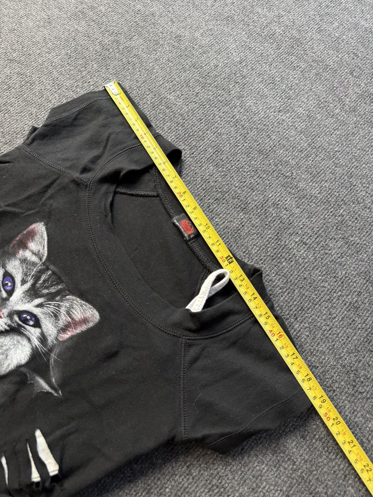 Vintage Spiral Direct Goth Opium Cat Graphic Distressed Tee Y2K Alt Size XL / US 12-14 / IT 48-50 - 18 Thumbnail