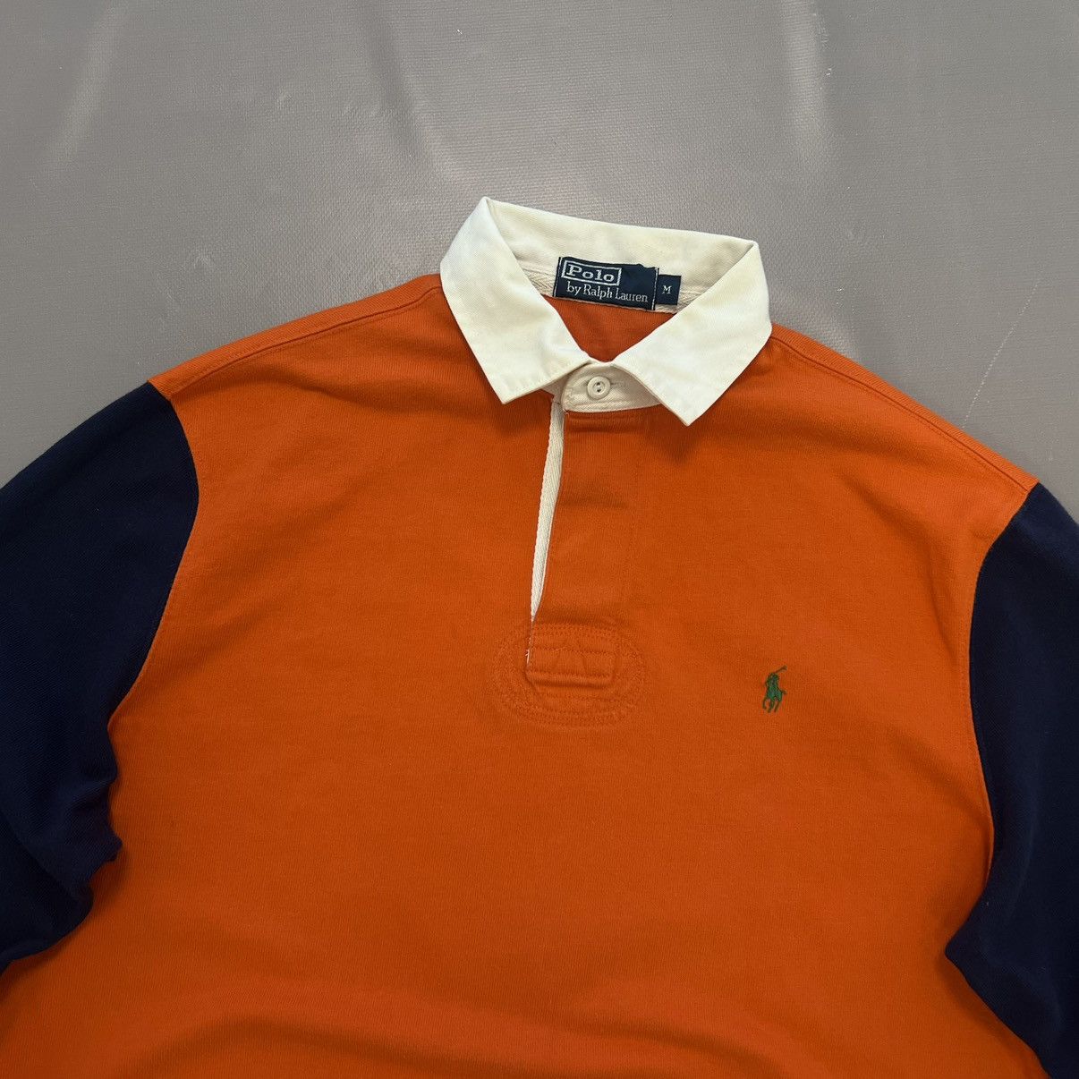 Polo Ralph Lauren × Rugby Ralph Lauren × Vintage Vintage Polo Ralph Lauren Big Logo #6 Rugby Shirt Size M Size US M / EU 48-50 / 2 - 4 Thumbnail