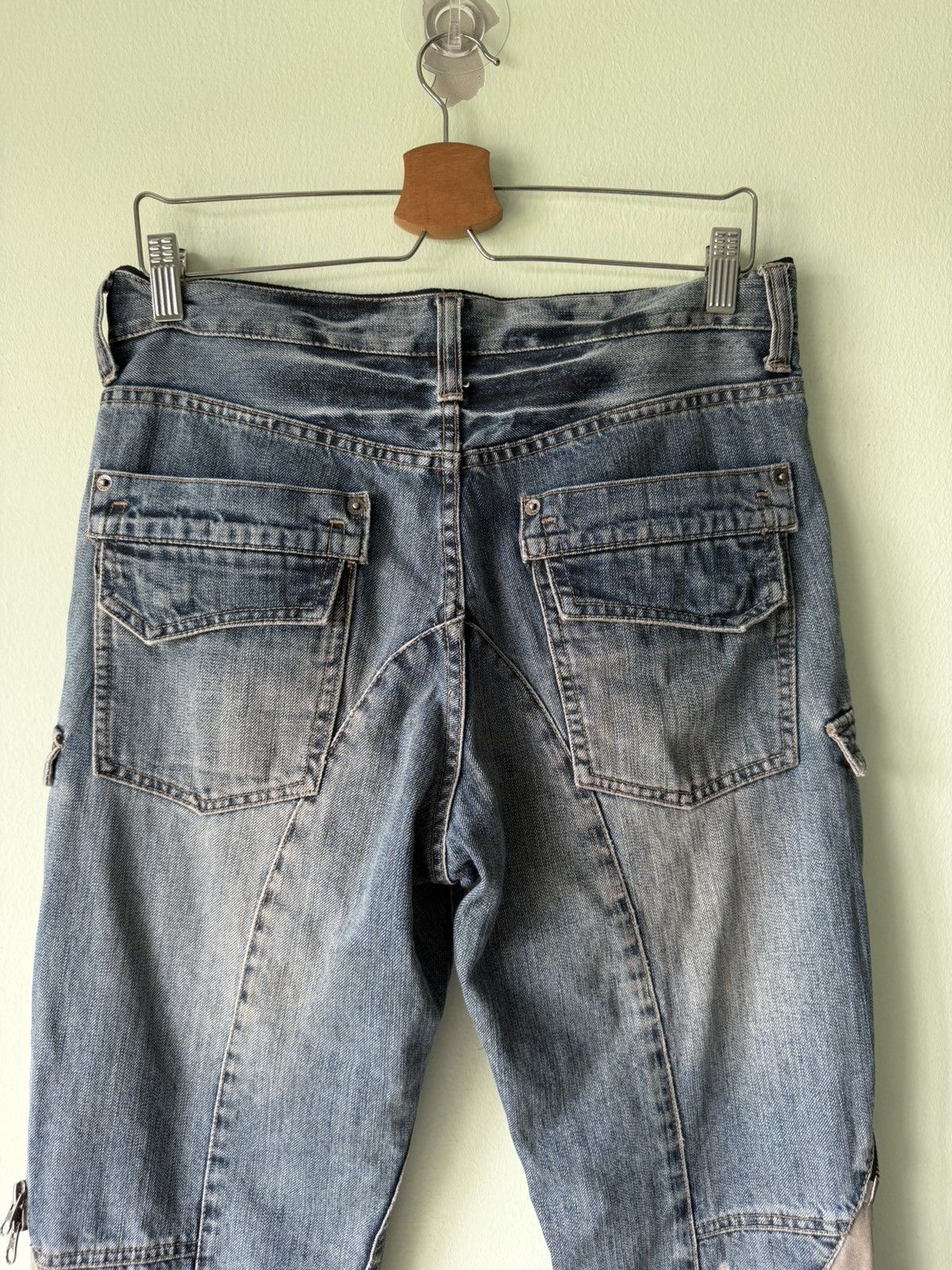 PPFM PPFM Multi Zipper Multi Pocket Jeans Size US 32 / EU 48 - 7 Thumbnail