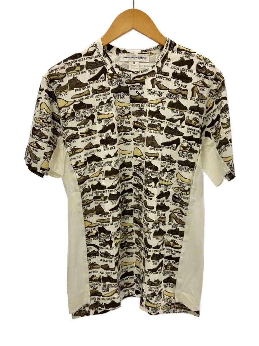 T-Shirts All Over Pattern Short Sleeve White