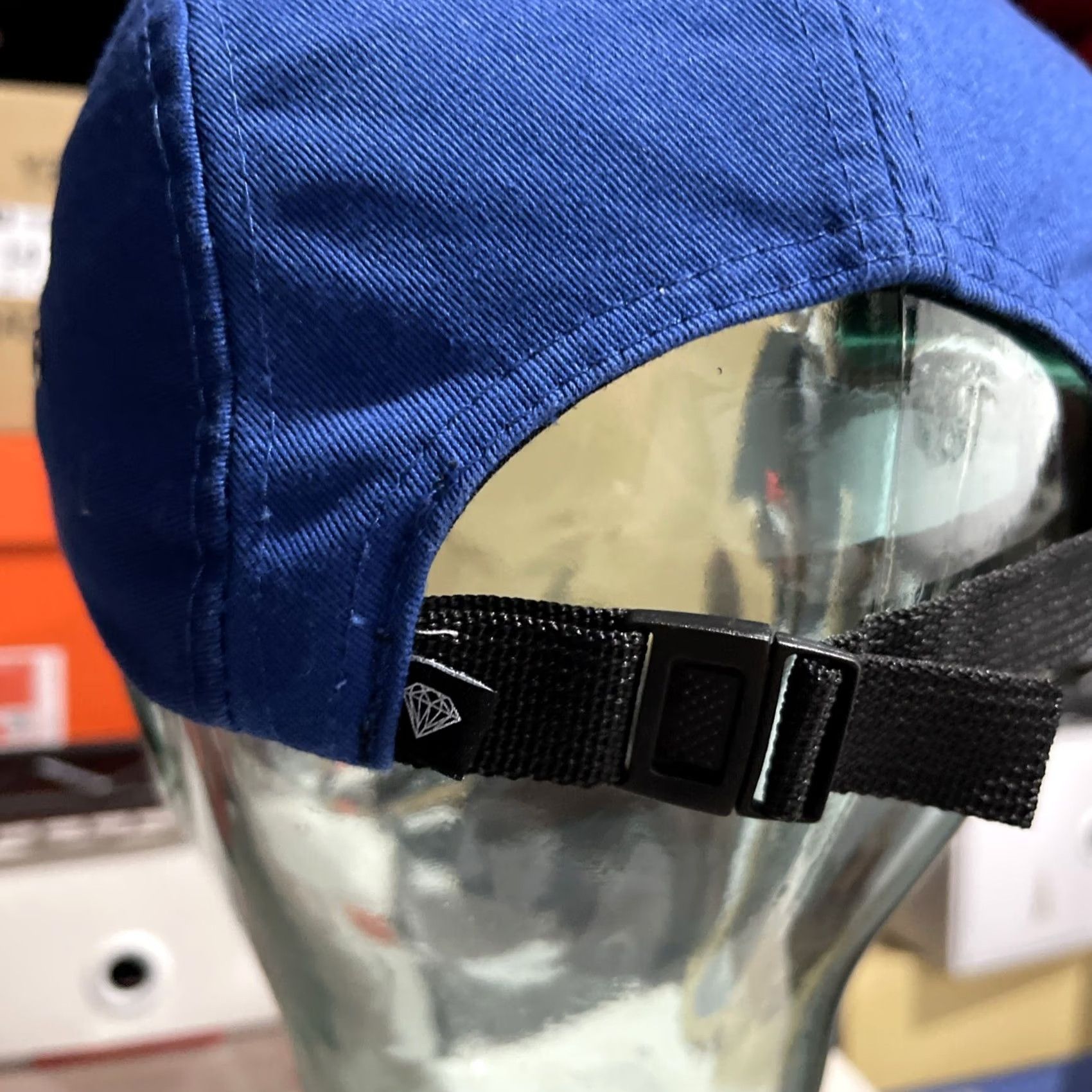 Diamond Supply Co. Diamond Supply Co Cap Hat Mens Strap Back 5 Panel Adjustable Blue Hat Size ONE SIZE - 6 Thumbnail