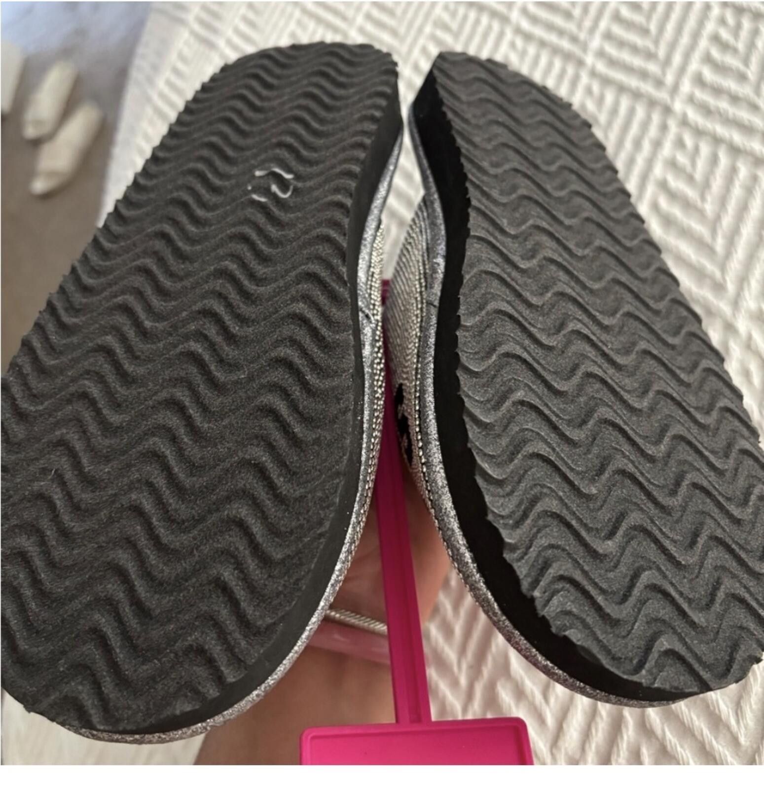 Other (Paris Hilton) Glamorous Silver Slippers Size US 5 / IT 35 - 4 Thumbnail