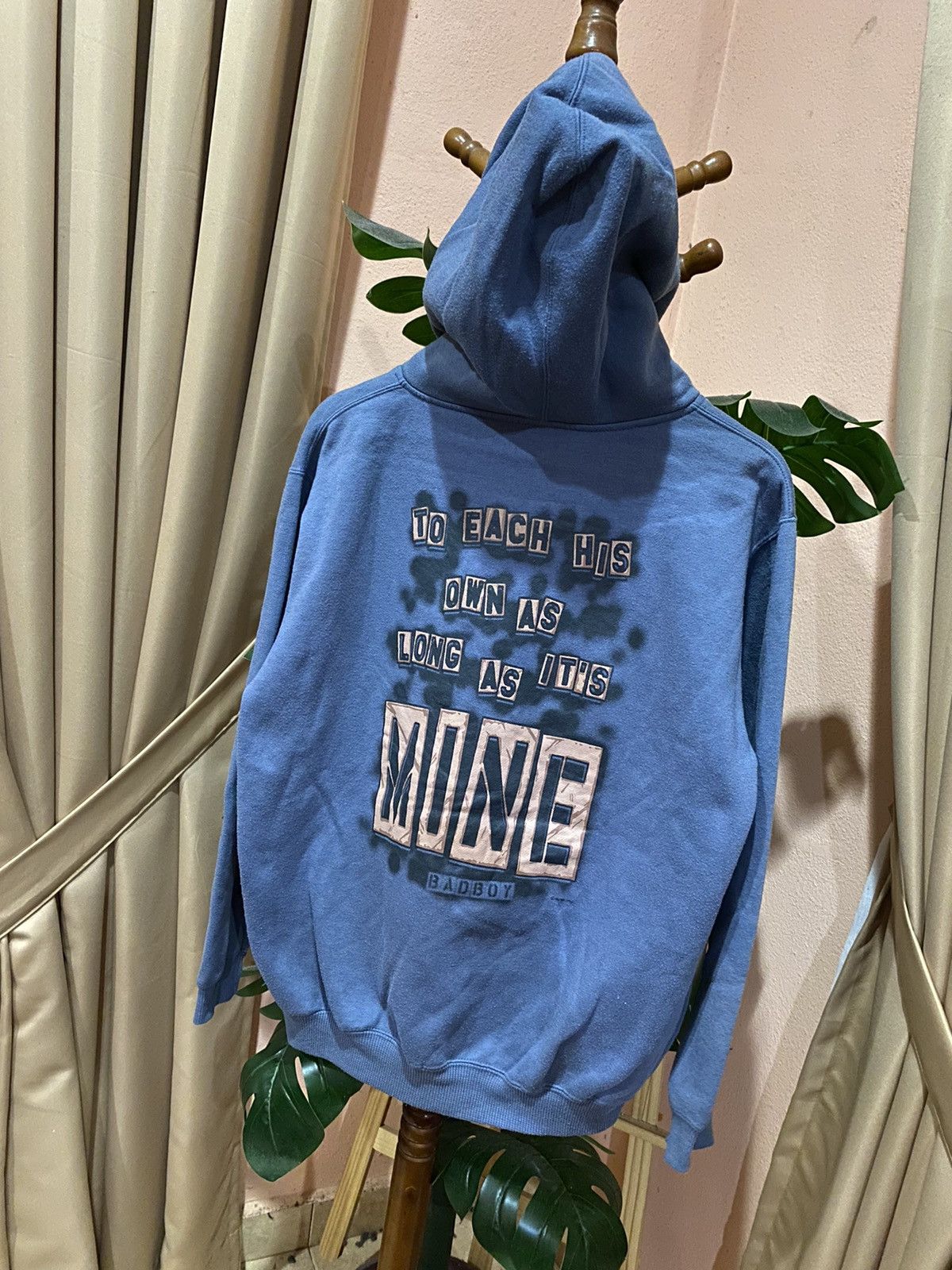 Vintage Vintage Bad Boy Hoodie – To Each His Own – 90s Streetwear Size US M / EU 48-50 / 2 - 6 Thumbnail