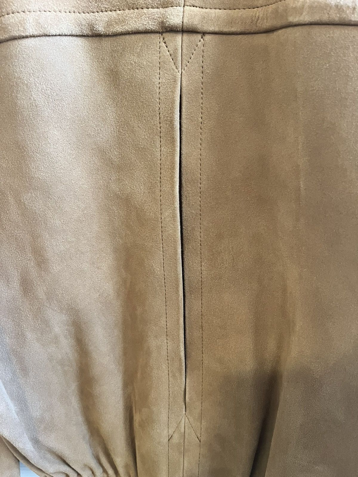 Auralee LAMB SUEDE ZIP BLOUSON - CAMEL Size US M / EU 48-50 / 2 - 7 Thumbnail