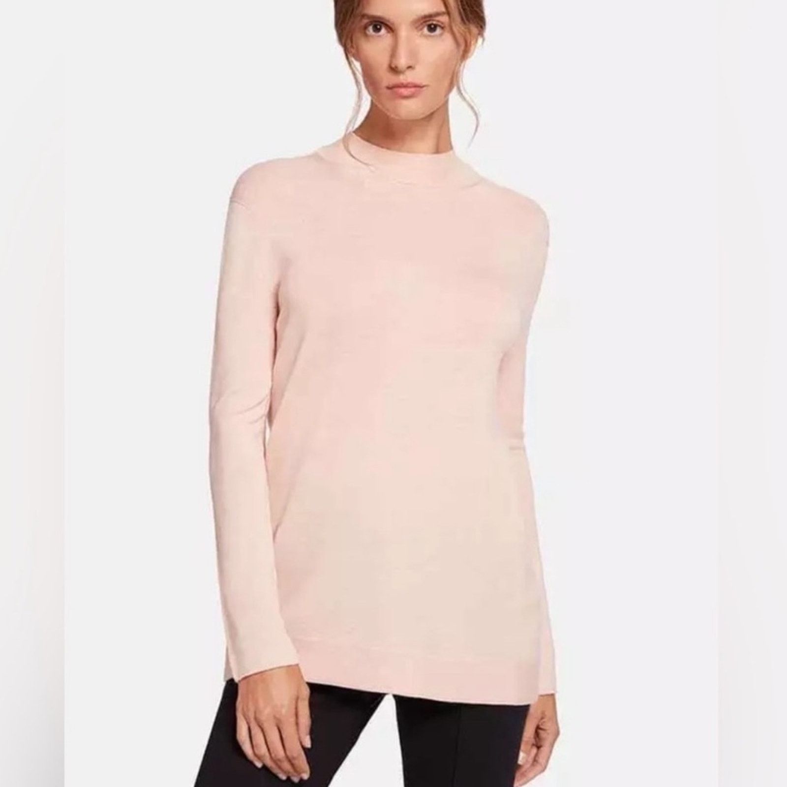 Wolford NWOT Wolford Aurora Pink Long Sleeve Sweater Open Back XS Size XS / US 0-2 / IT 36-38 - 3 Thumbnail