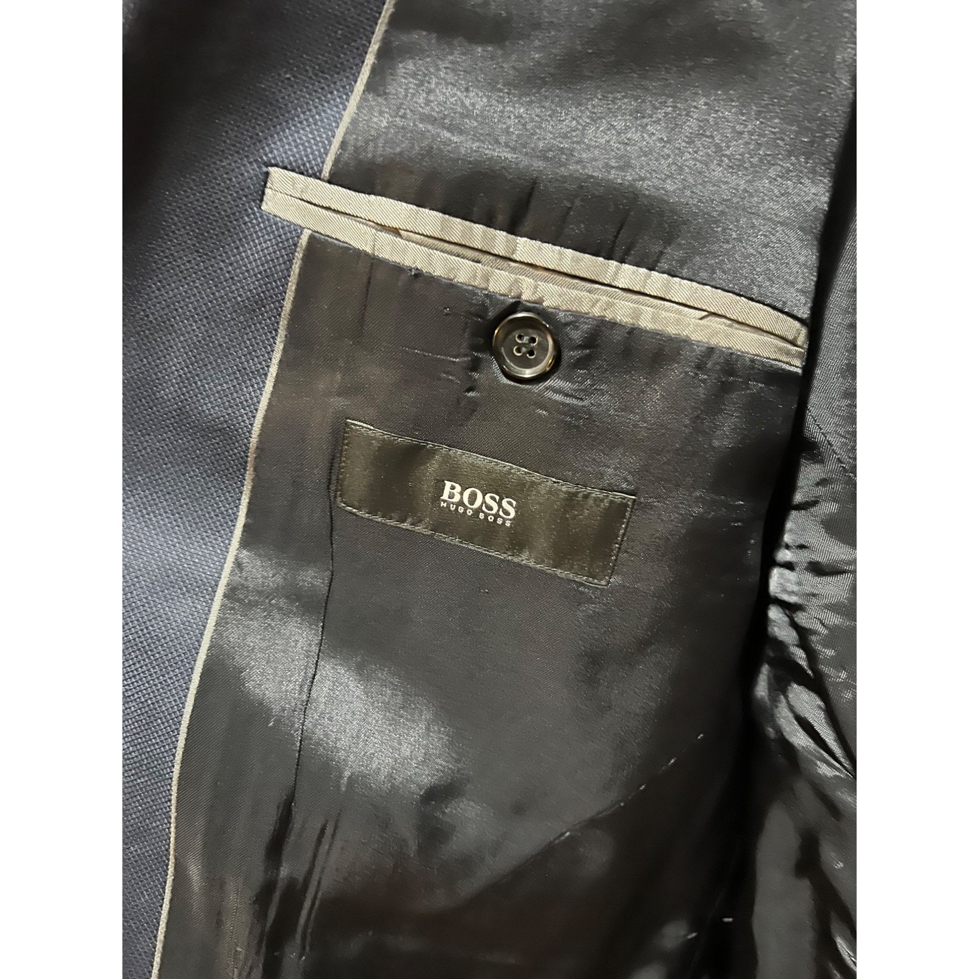 Hugo Boss Hugo Boss Blue Blazer Sport Coat - Size 44R Size 44R - 3 Thumbnail