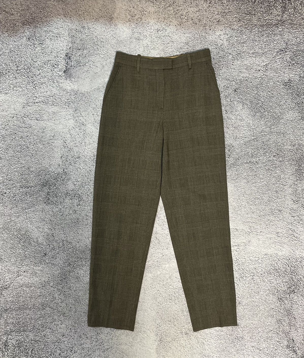 Armani Collezioni Armani Collezioni Women Pants Wool Viscosa Made In Italy Size 30" / US 8 / IT 44 - 1 Thumbnail