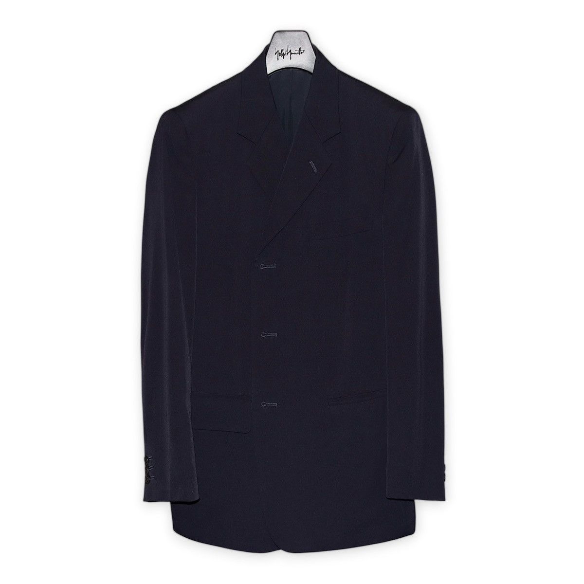 Yohji Yamamoto Yohji Yamamoto Pour Homme AW19 Gabardine Wool Blazer Jacket Size 42L - 1 Thumbnail