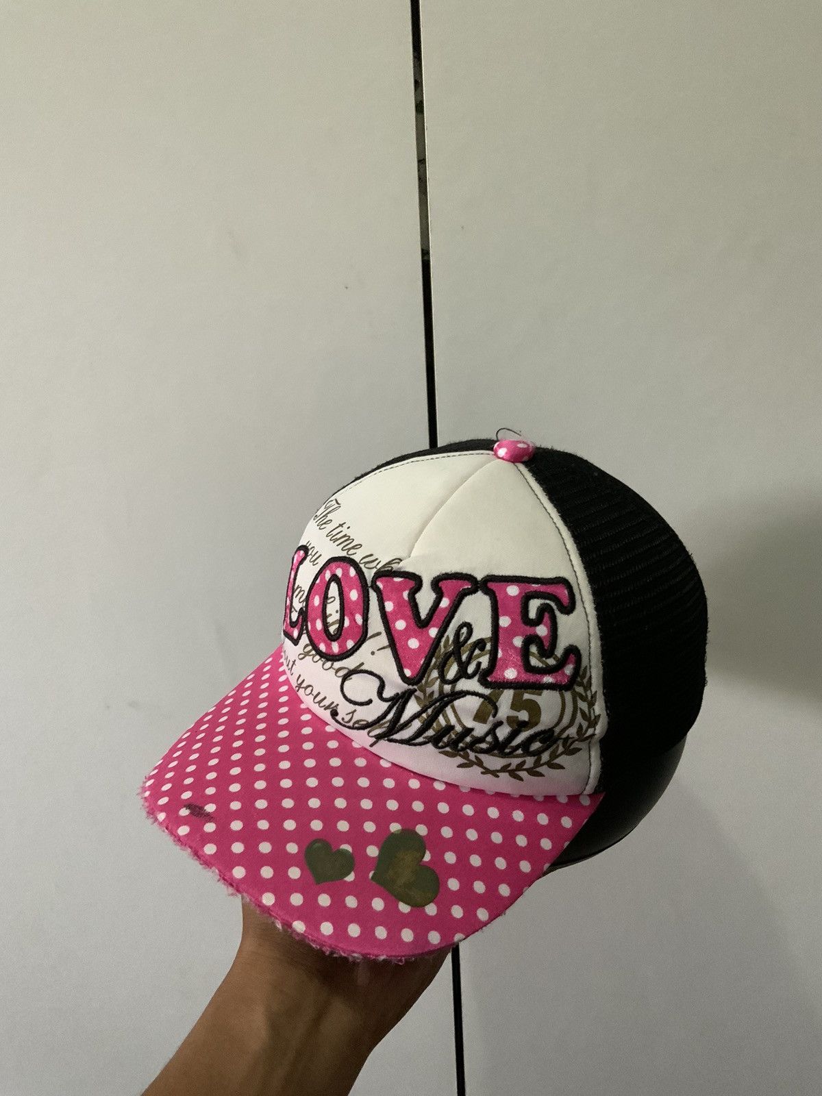 If Six Was Nine Love Music Embroidery Trucker Hat Size ONE SIZE - 1 Thumbnail
