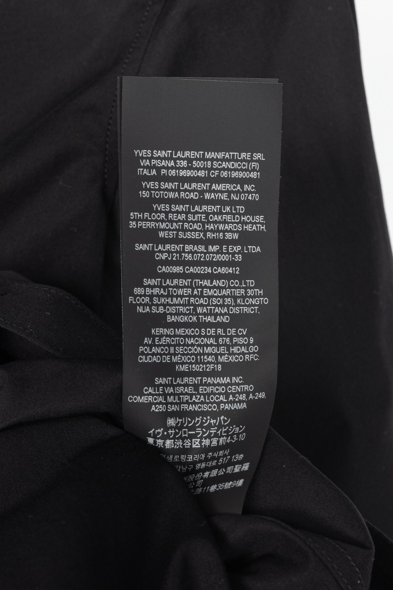 Saint Laurent Paris Saint Laurent Black Cotton-Poplin Buttoned Shirt Size S / US 4 / IT 40 - 11 Thumbnail