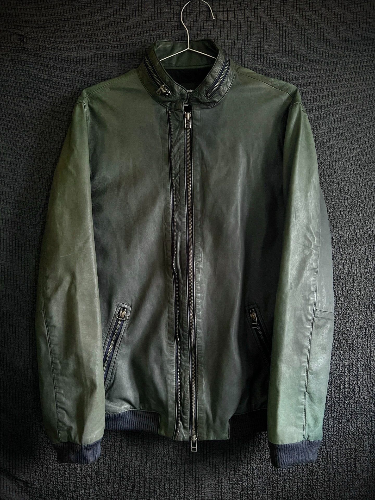 Rick Owens Avant-Garde Black Leather Jacket Size US M / EU 48-50 / 2 - 1 Thumbnail