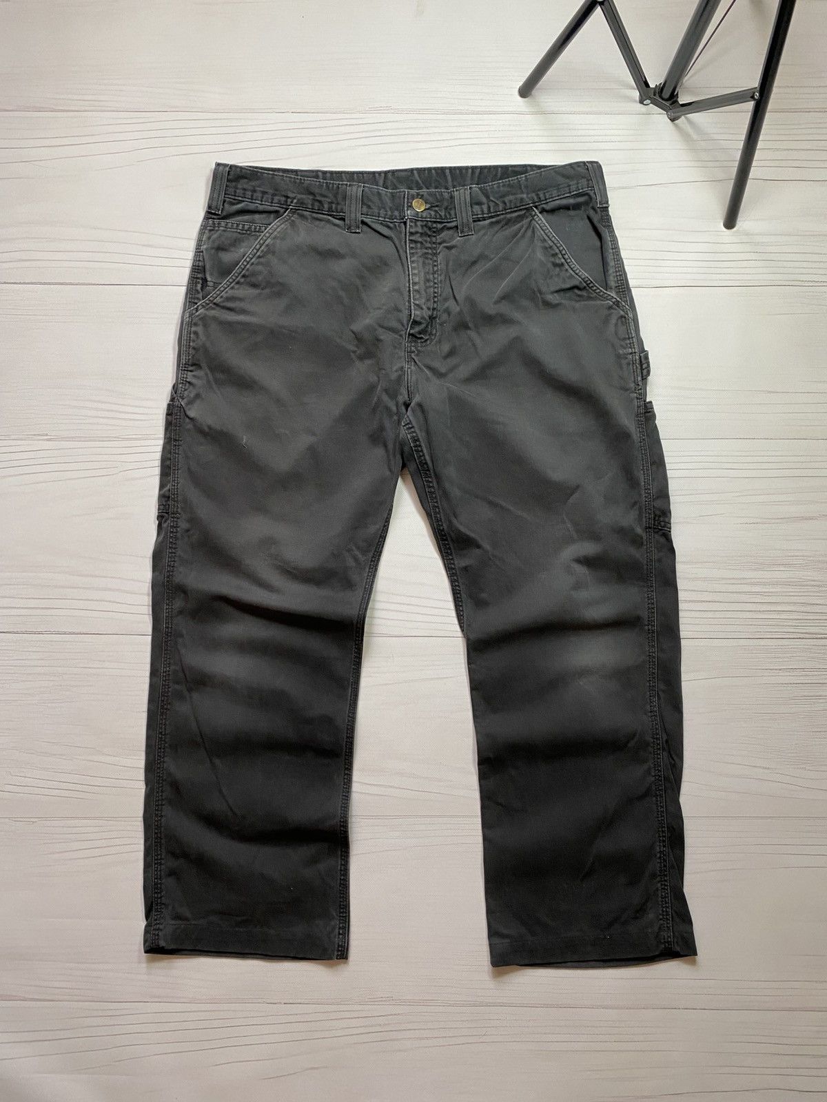 Carhartt Vintage Carhartt double knee faded cropped pants Size US 38 / EU 54 - 2 Thumbnail