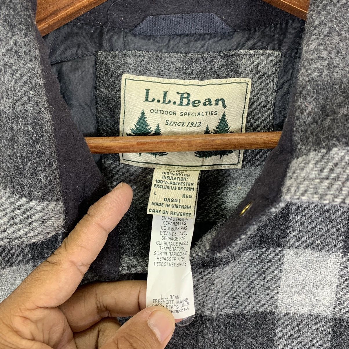 L.L. Bean × Vintage Vintage LL Bean Outdoor Tartan Wool Jacket Size US L / EU 52-54 / 3 - 6 Thumbnail