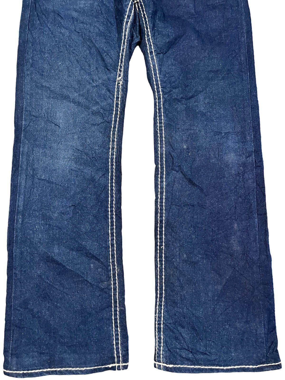 Who Decides War Vintage Black Label Flare Denim Size US 33 - 3 Thumbnail