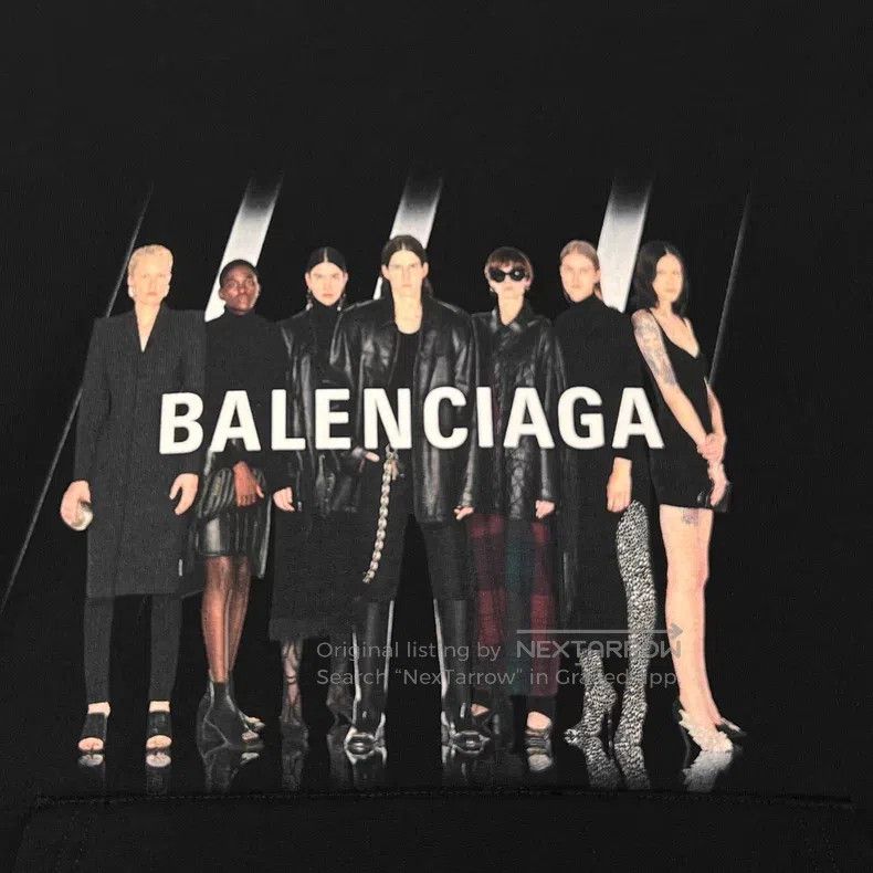Balenciaga Balenciaga Black Silhouette Hoodie with Human Portrait Size US S / EU 44-46 / 1 - 4 Thumbnail