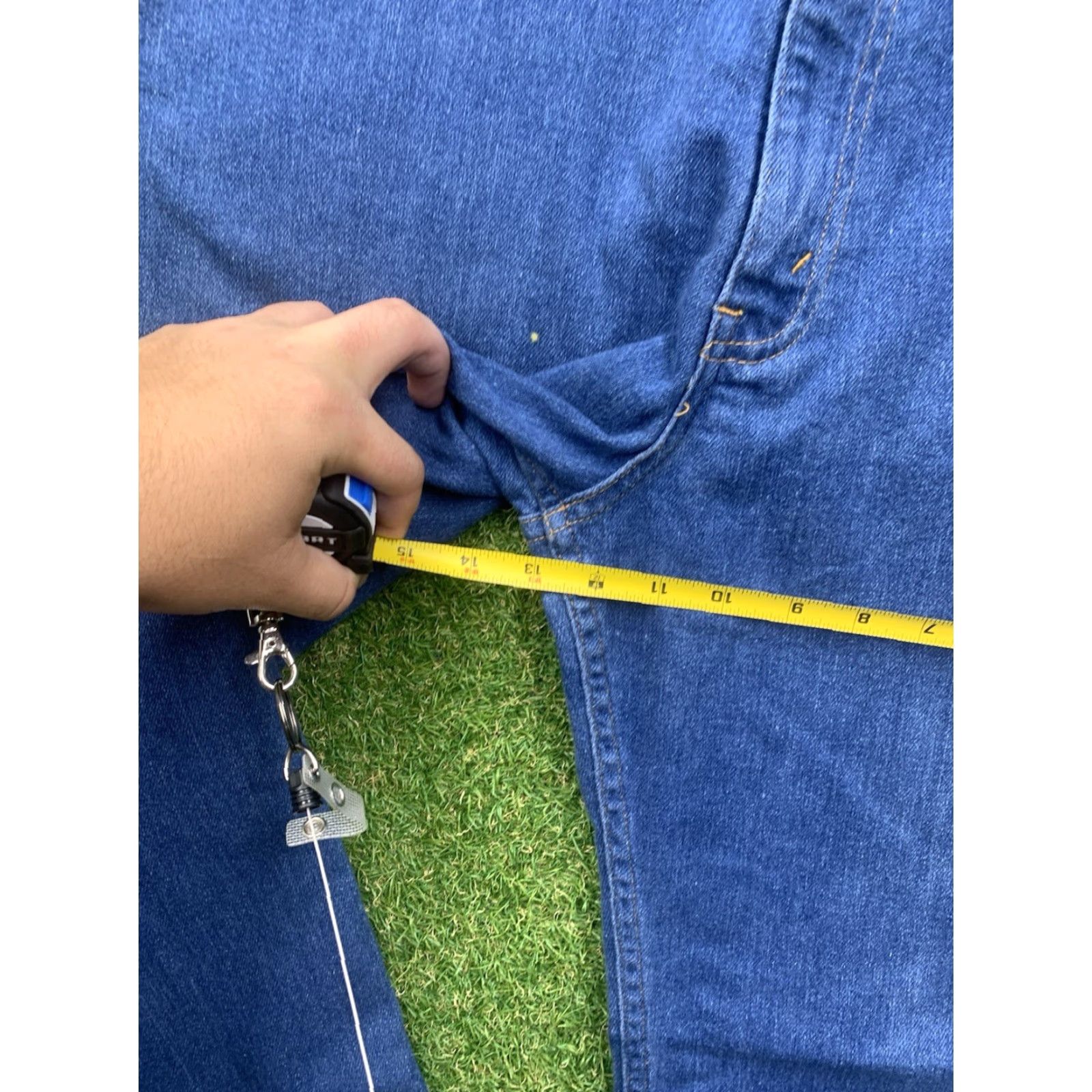 Levi's VINTAGE Levi's Jeans 40x30 Levi's 977 5-Pocket Denim Blue Regular Straight Mens 90s 977 Model Jeans Size US 40 / EU 56 - 7 Thumbnail