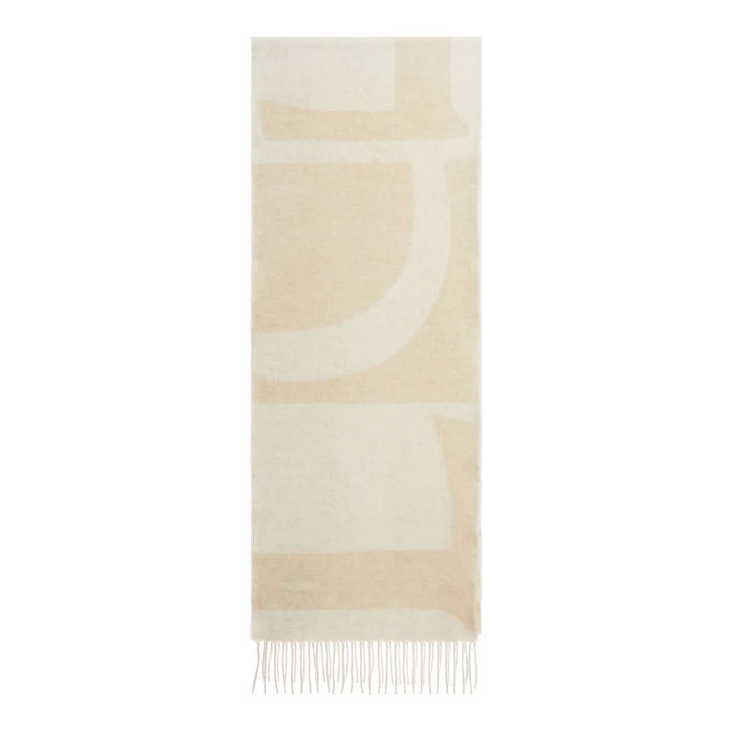 Loewe LOEWE Light Beige Cashmere Scarf New & Authentic Size ONE SIZE - 2 Thumbnail