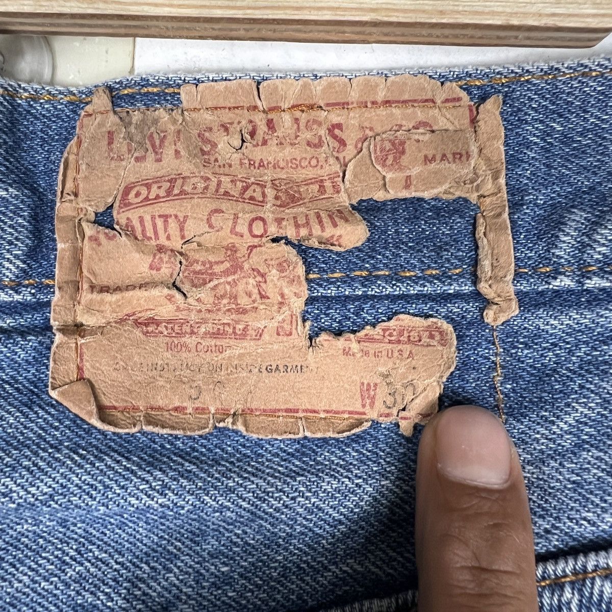 Levi's 🔥 80s Vintage Levis 501 Denim Jeans Made In Usa - Size 29 Size US 29 - 11 Thumbnail