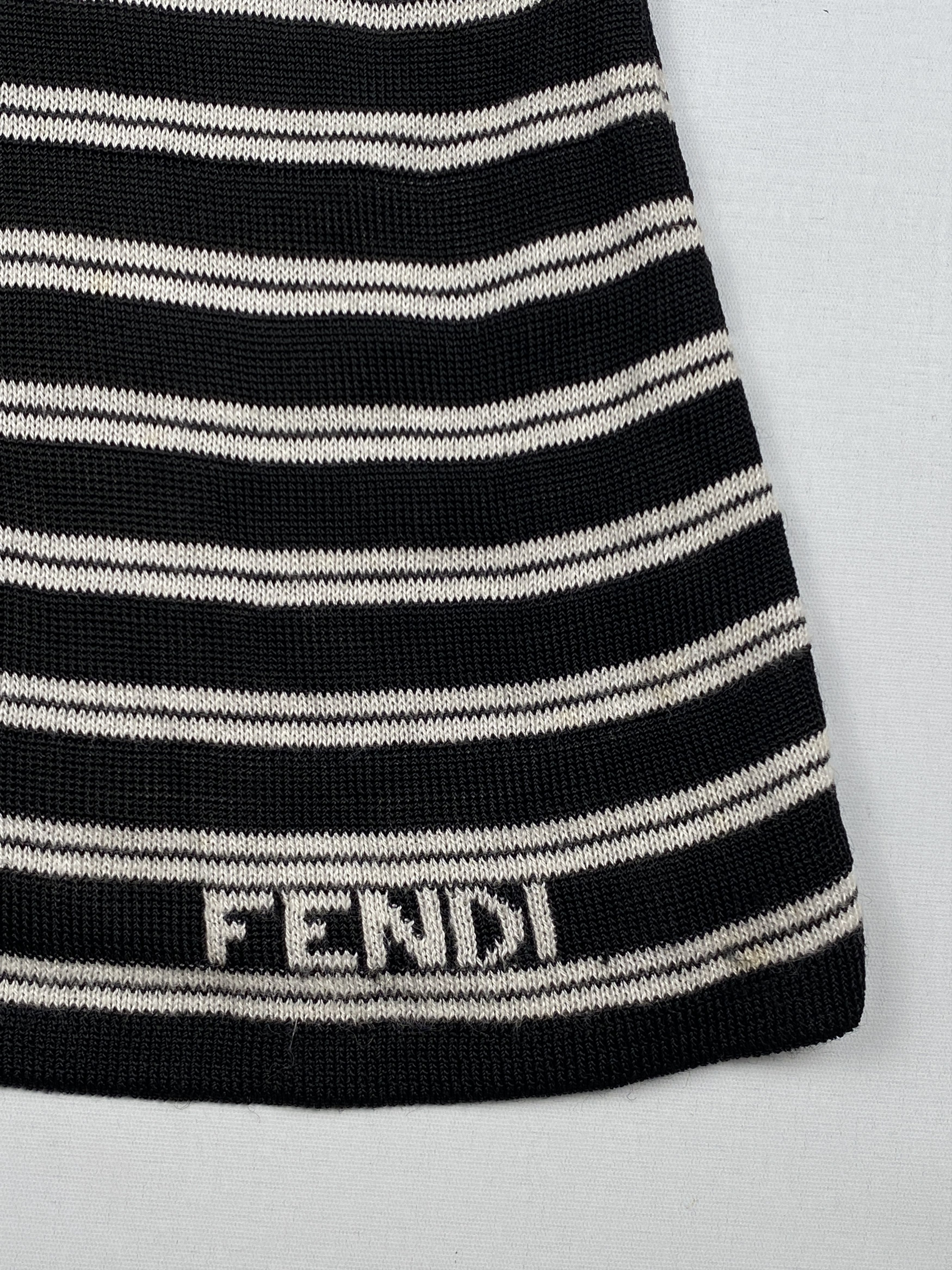 Fendi Stripes T-Shirt Size XS / US 0-2 / IT 36-38 - 7 Thumbnail
