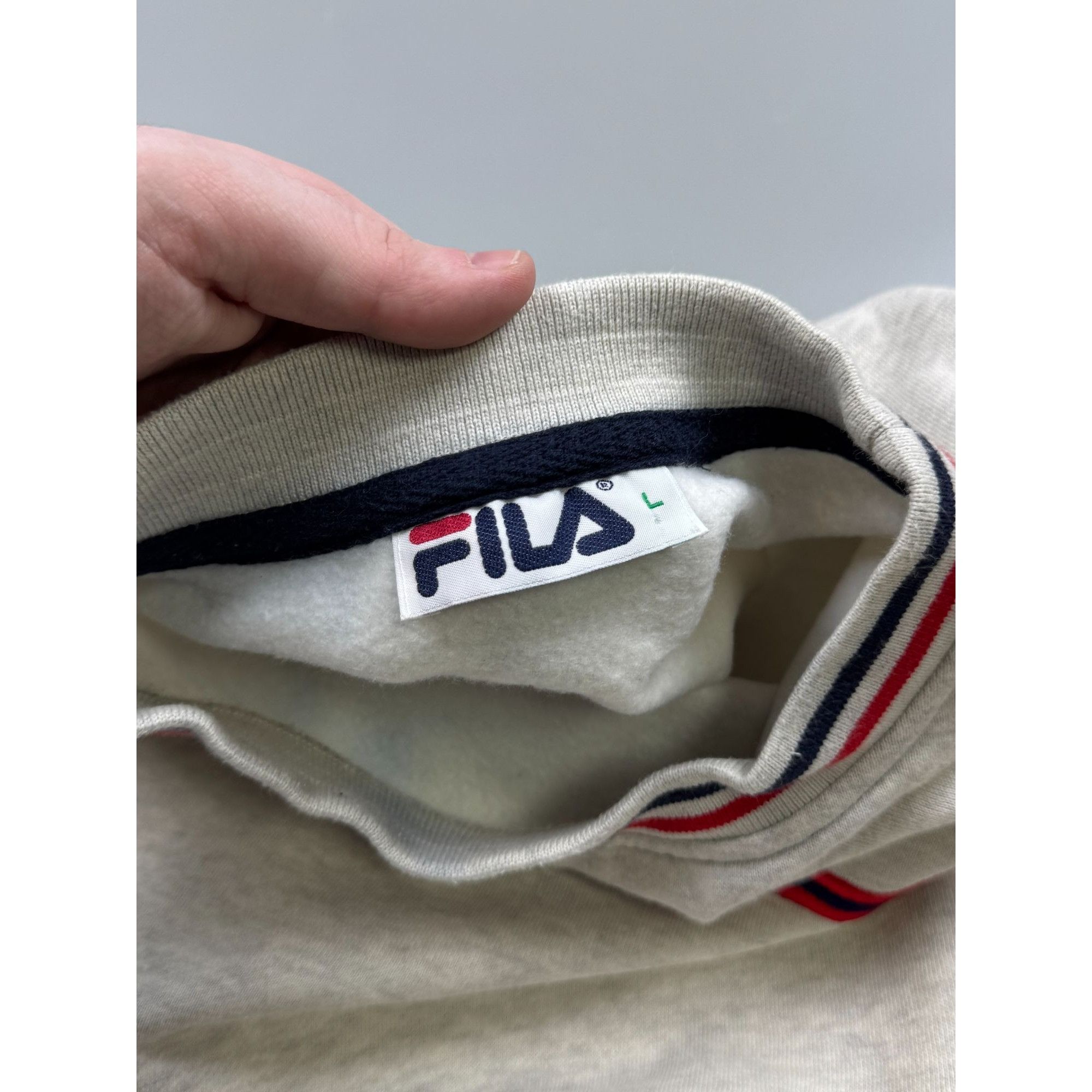 Fila Men’s Fila Vintage Sweatshirt Size L (Y1204) Size US L / EU 52-54 / 3 - 8 Thumbnail