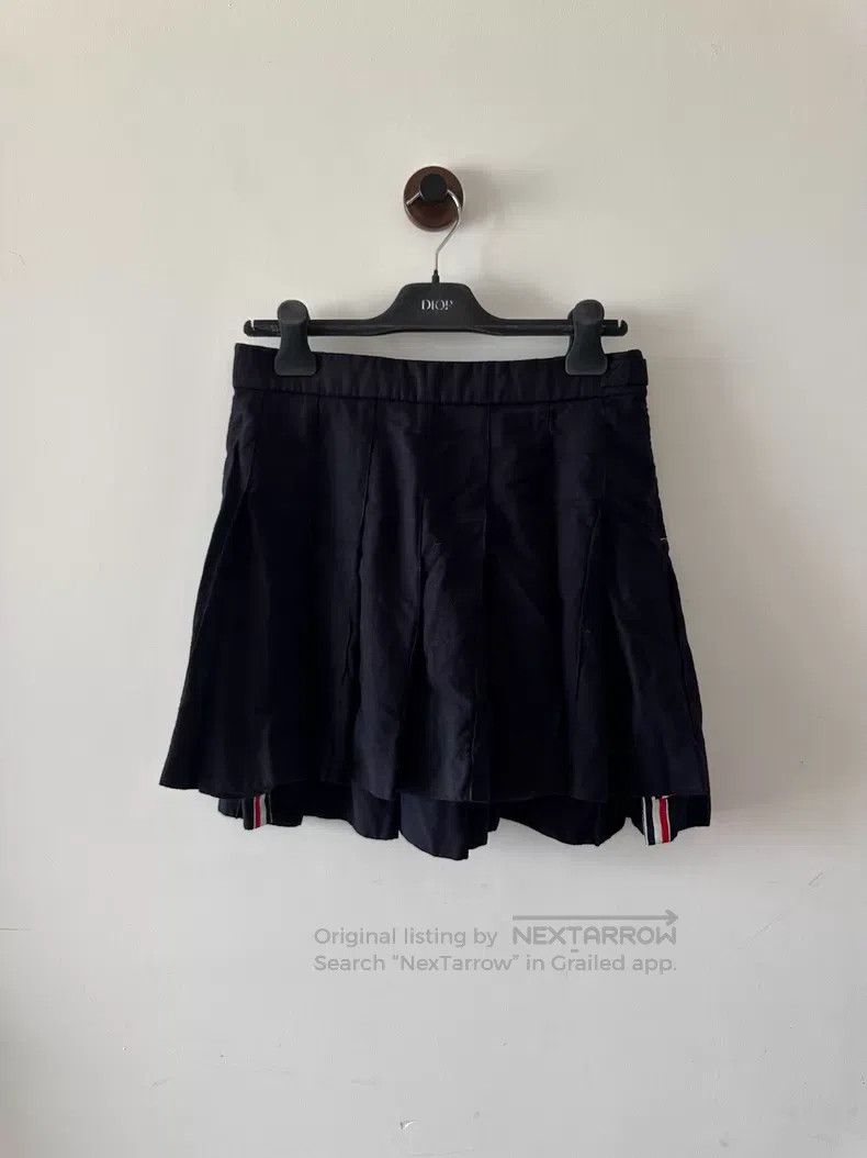 Thom Browne Thom Browne Blue Pleated Skirt Size 28" / US 6 / IT 42 - 1 Thumbnail