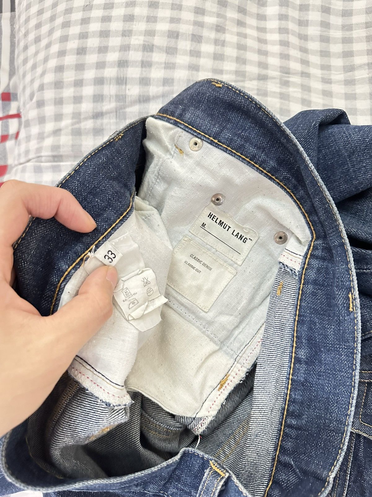Helmut Lang Helmut lang denim pants classic cut 1998 Size US 33 - 7 Thumbnail