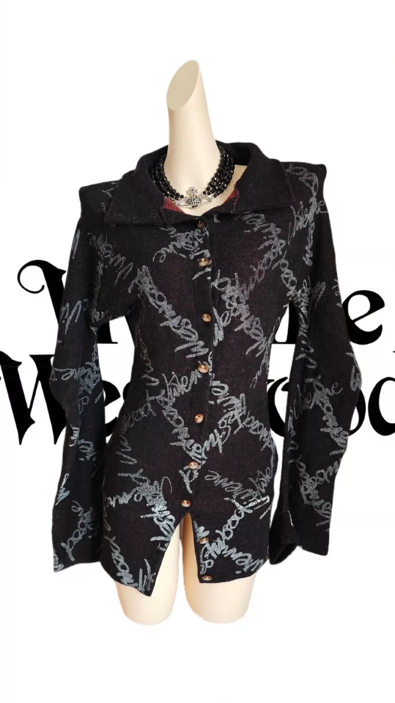 Vivienne Westwood Vivienne Westwood Rare angled letter graffiti in a distort Size M / US 6-8 / IT 42-44 - 4 Thumbnail