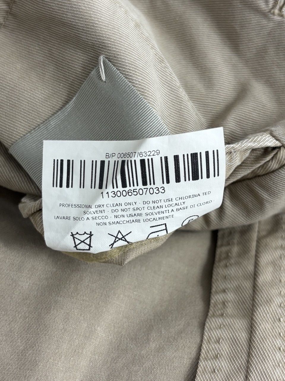 Boglioli Boglioli Washed Beige Blazer Jacket Size 46S - 23 Thumbnail